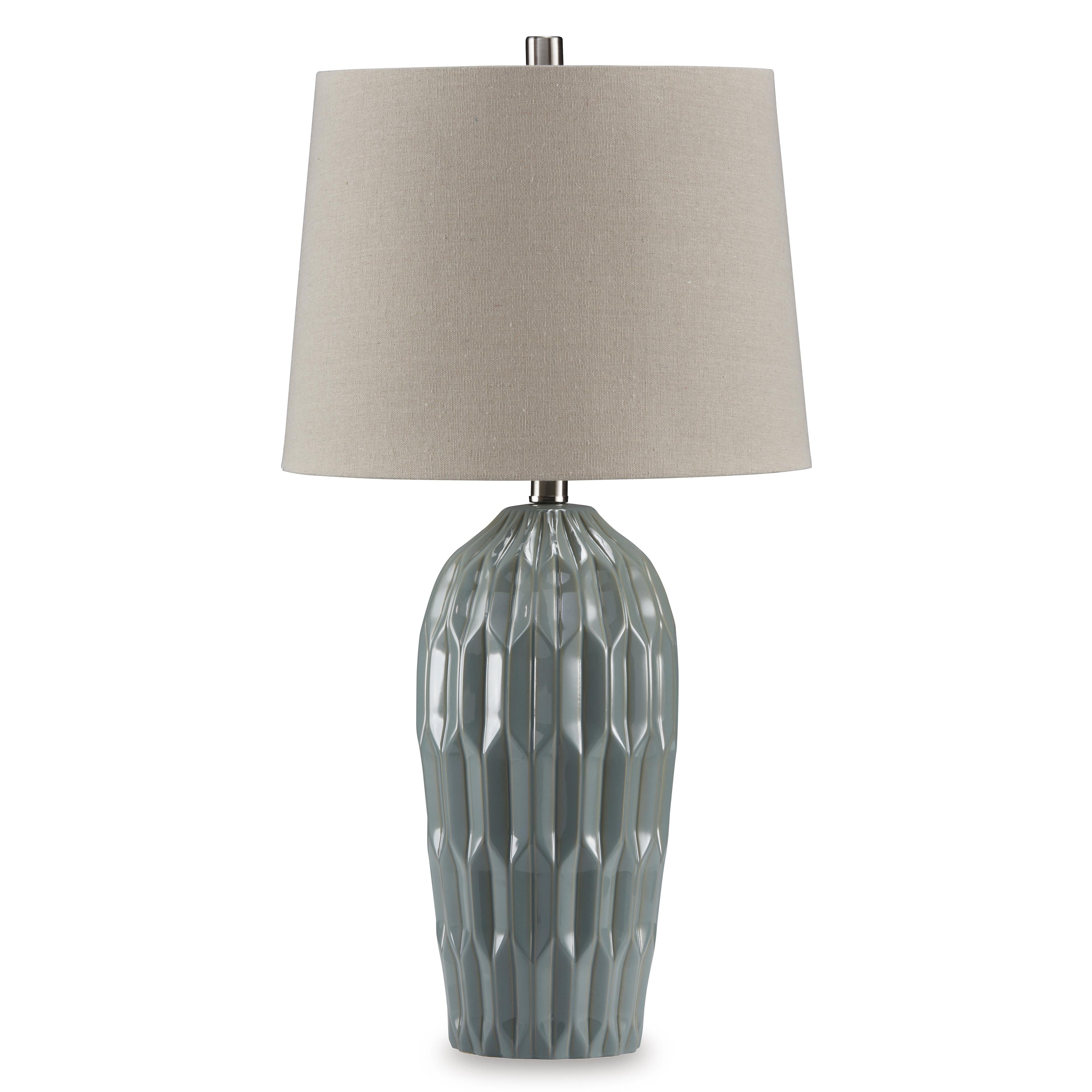Signature Design by Ashley Hadbury L178034 Ceramic Table Lamp - Image 1