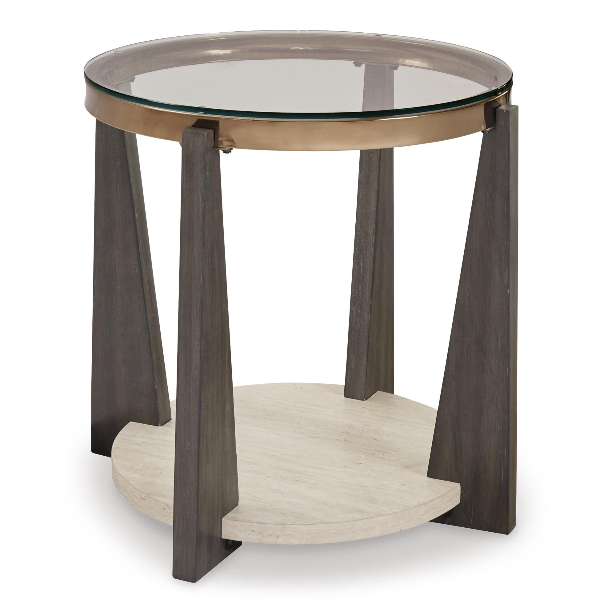 Signature Design by Ashley Frazwa T432-6 Round End Table - Image 1