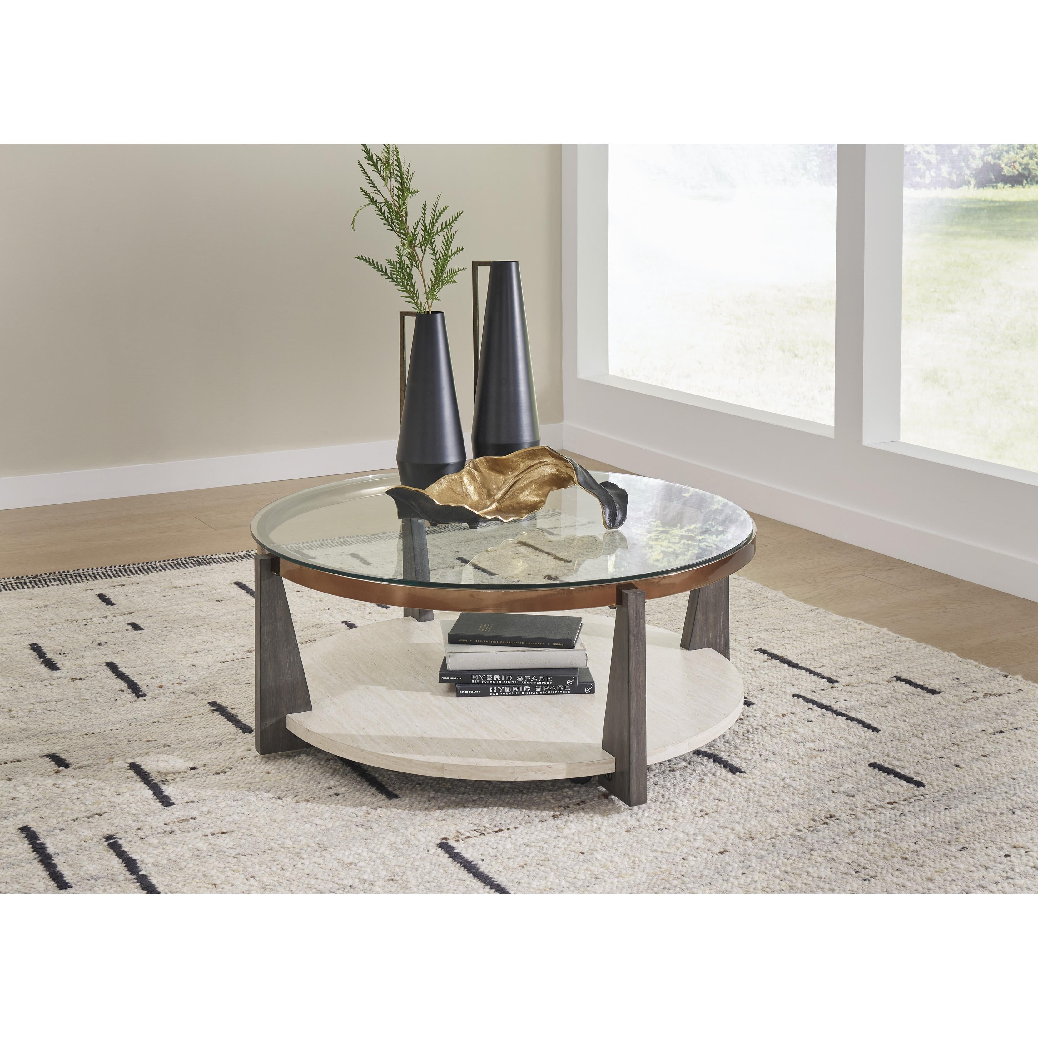 Signature Design by Ashley Frazwa T432-8 Round Cocktail Table - Image 3
