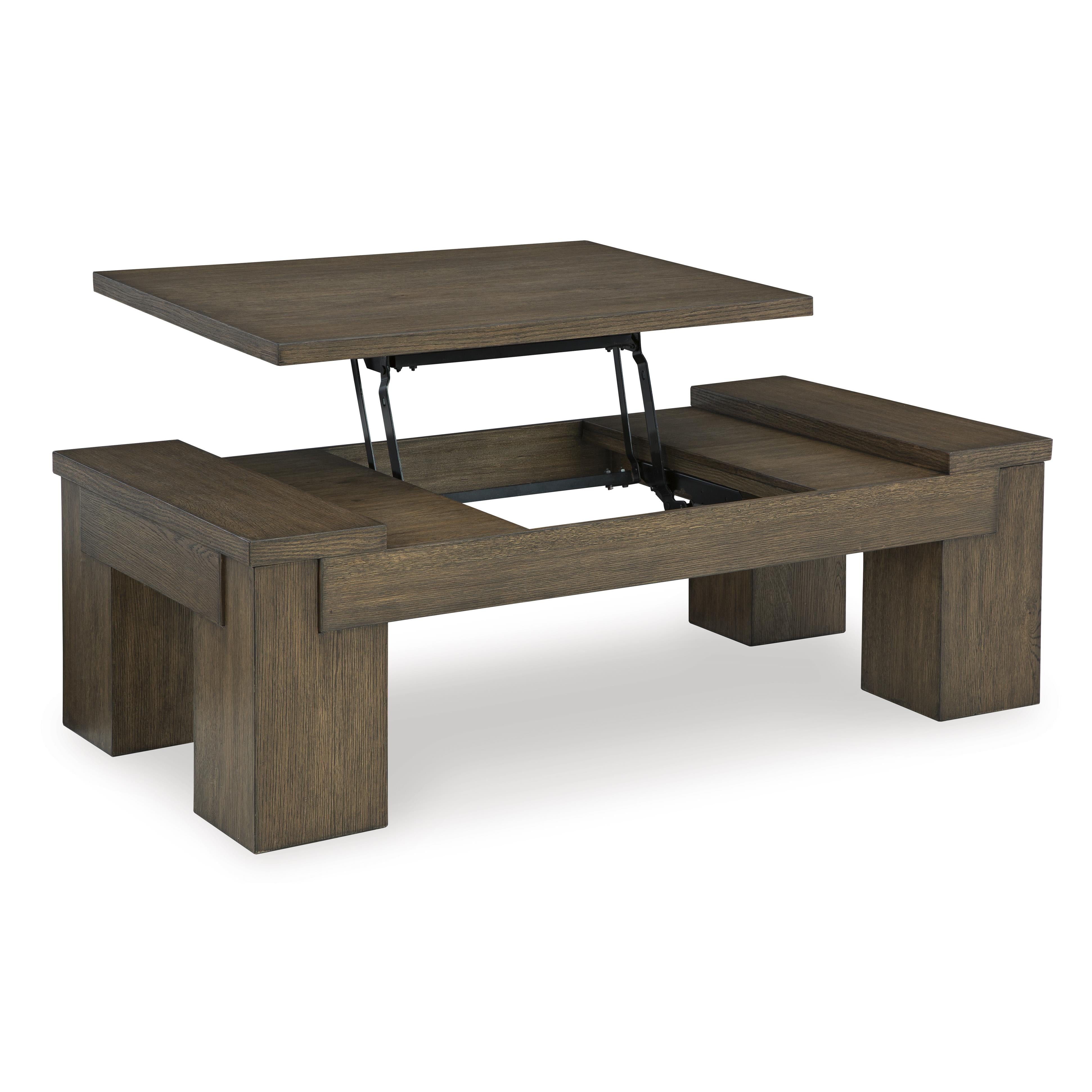 Signature Design by Ashley Rosswain T763-9 Lift Top Cocktail Table - Image 2