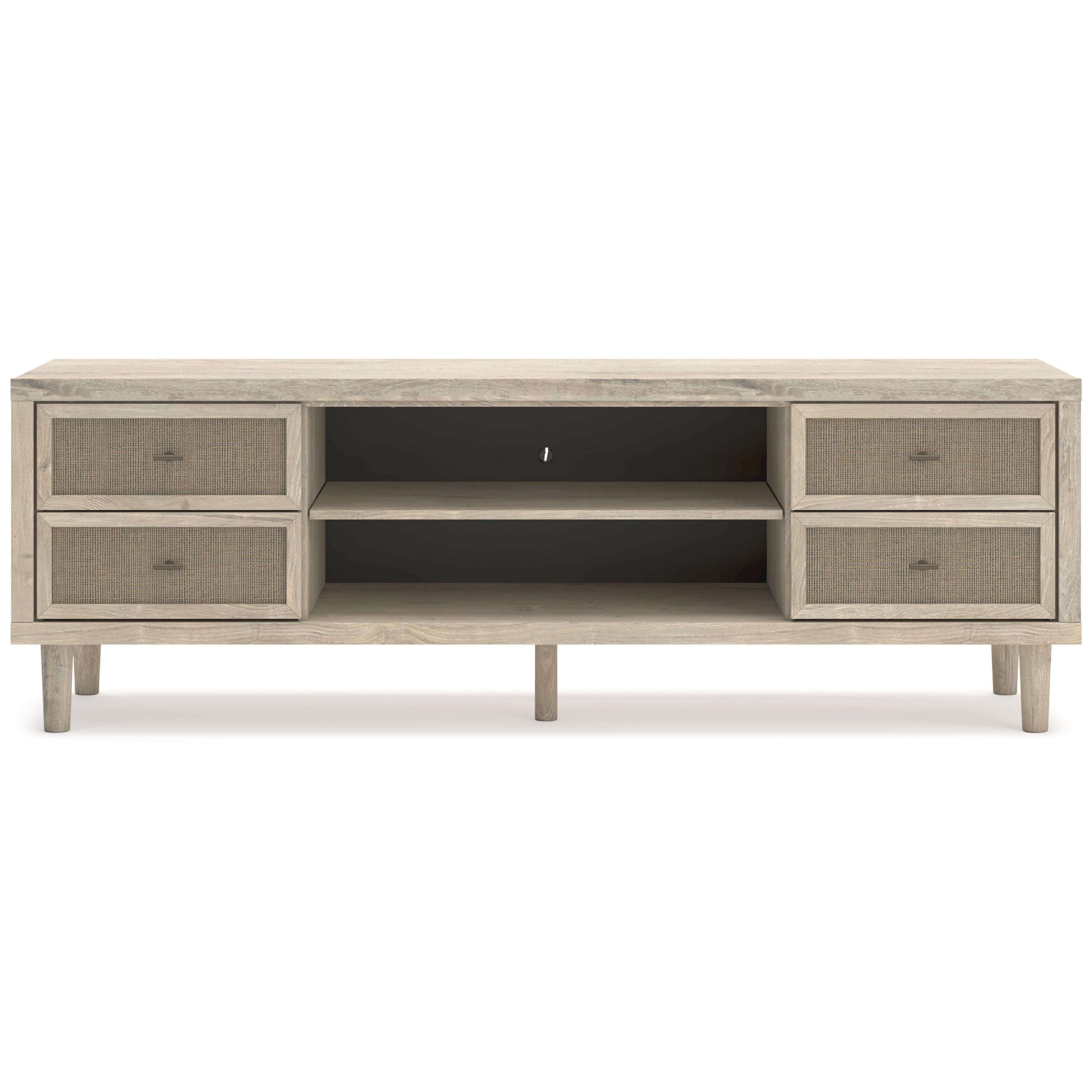 Signature Design by Ashley Cielden W1199-68 Extra Large TV Stand with Fireplace Option - Image 3