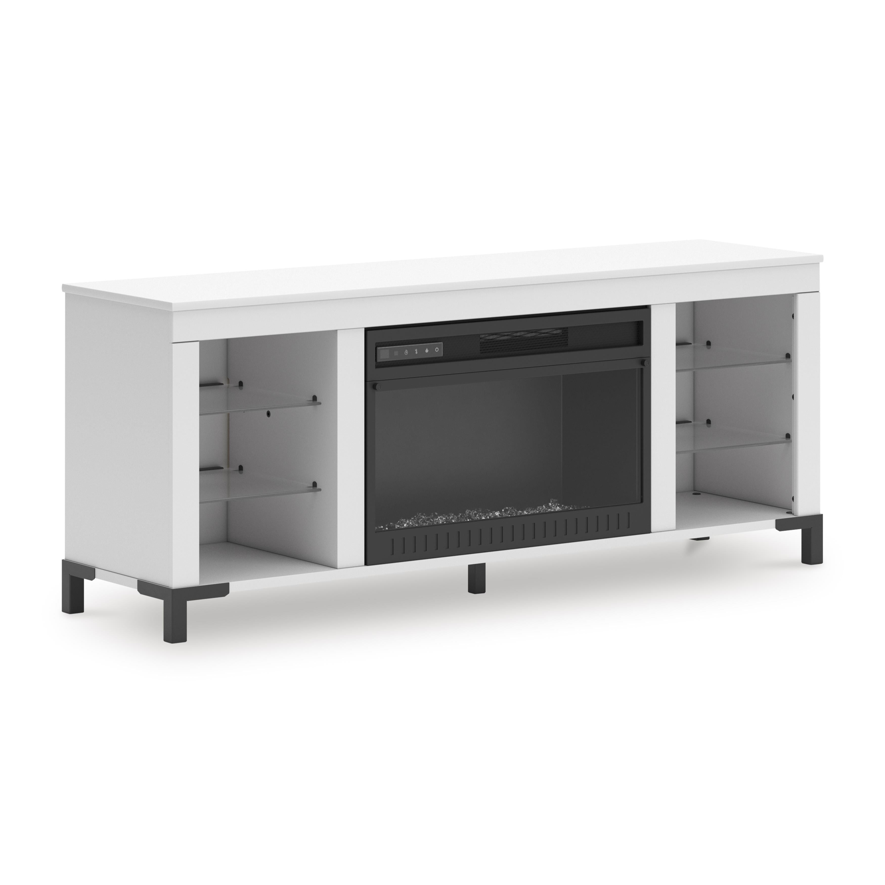 Signature Design by Ashley Brollevi W2722-168 TV Stand with Fireplace - Image 1