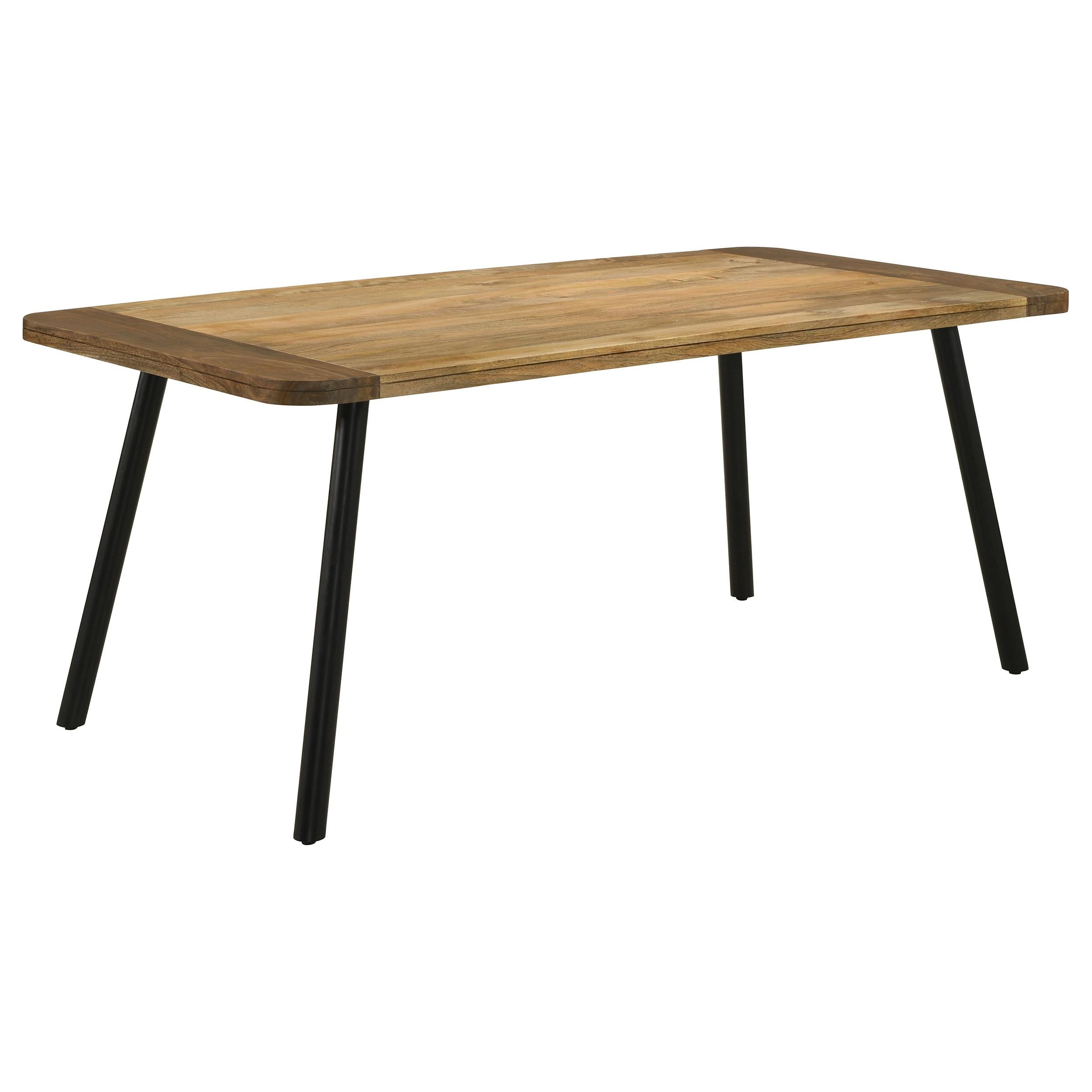 Coaster Furniture Maverick 123041 70-inch Solid Wood Dining Table - Natural Mango - Image 1