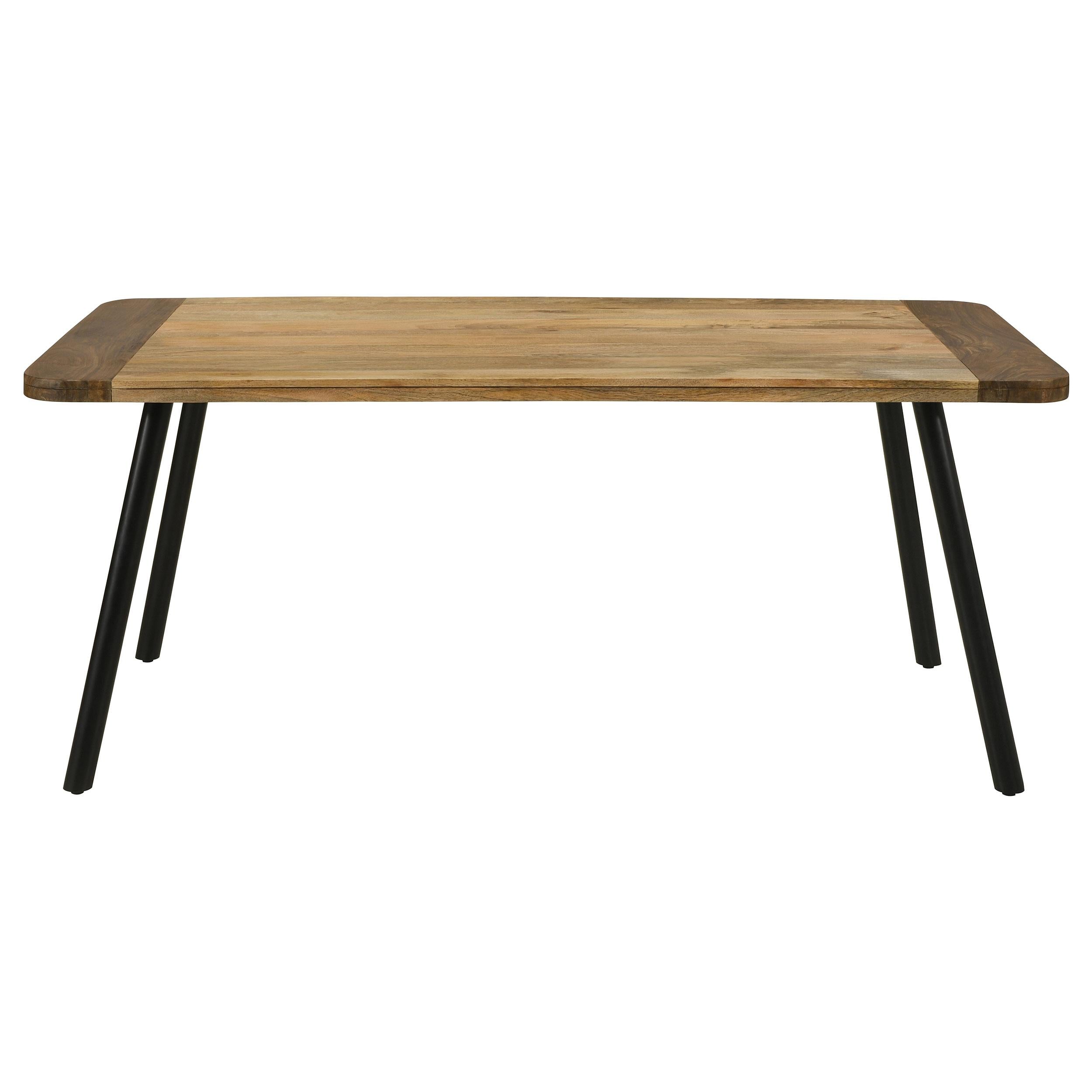 Coaster Furniture Maverick 123041 70-inch Solid Wood Dining Table - Natural Mango - Image 3