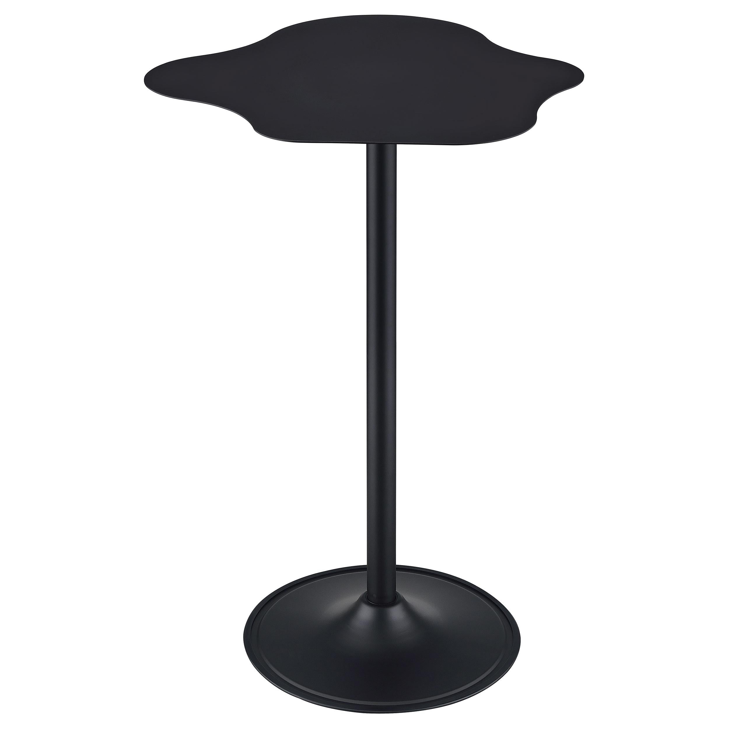 Coaster Furniture Keanu 182230 Curved 29-inch Cloud-Shaped Bistro Bar Table - Black - Image 3