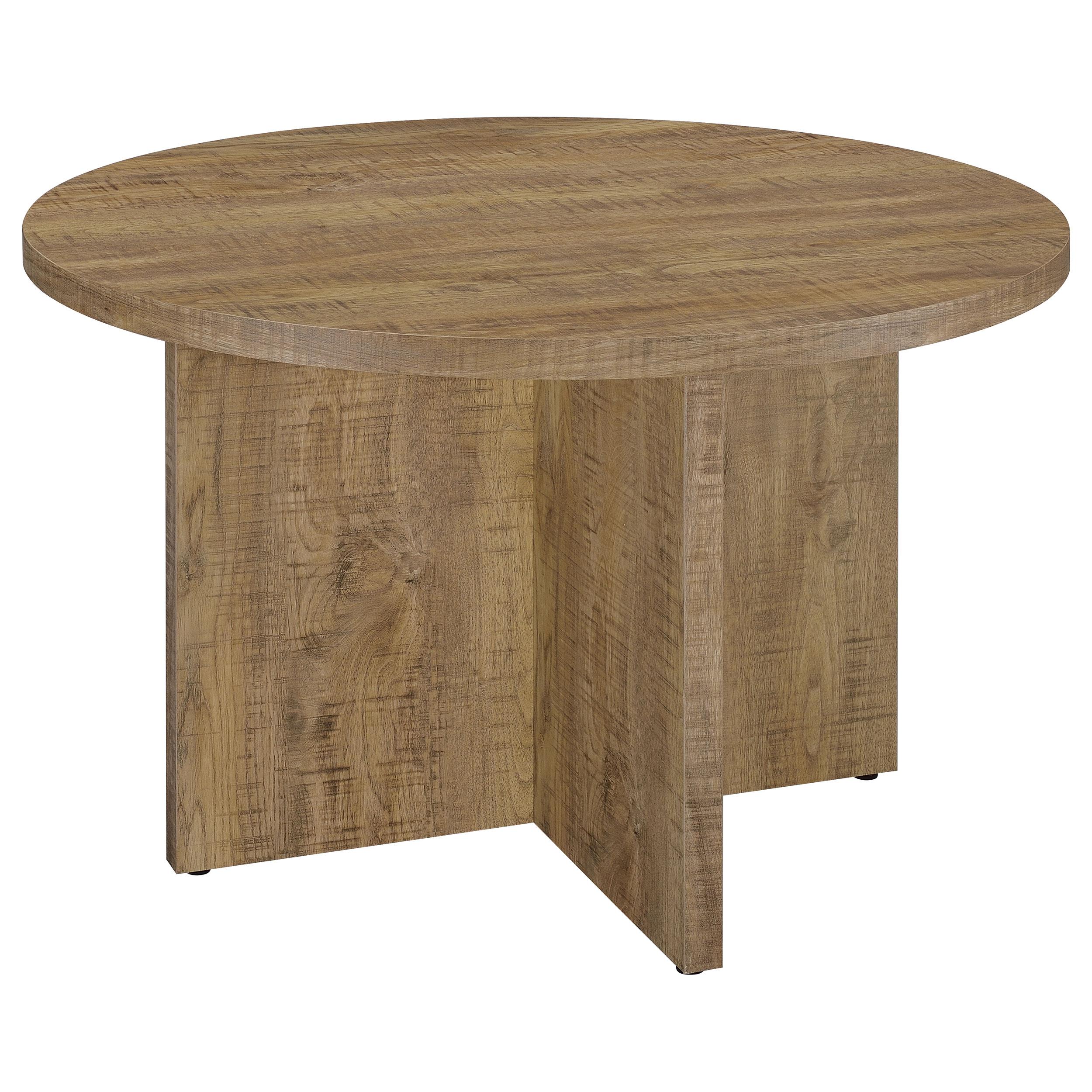 Coaster Furniture Jamestown 183021 Round 47-inch Composite Wood Dining Table - Mango - Image 1
