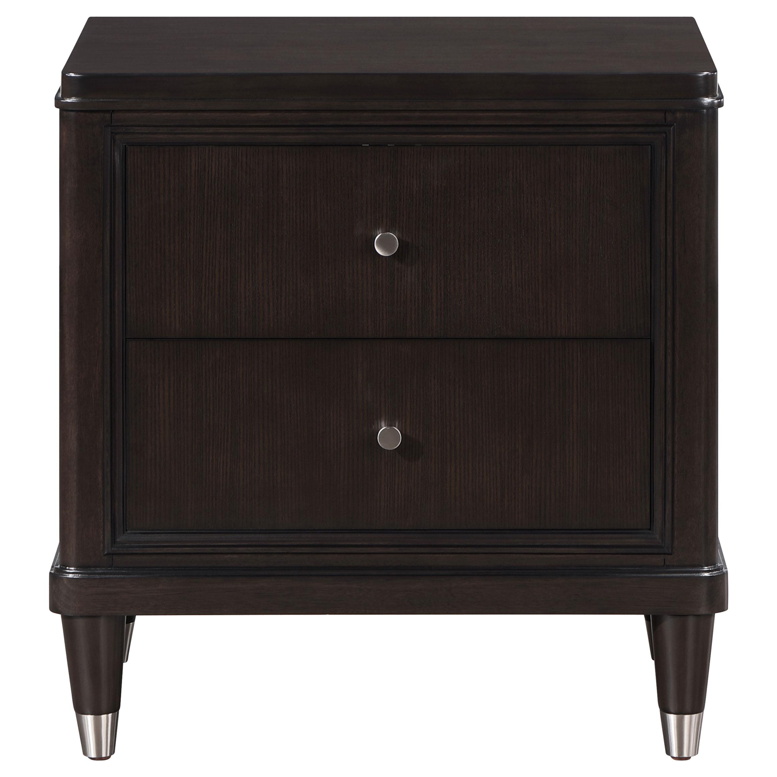 Coaster Furniture Emberlyn 223062 2-Drawer Nightstand - Brown - Image 3