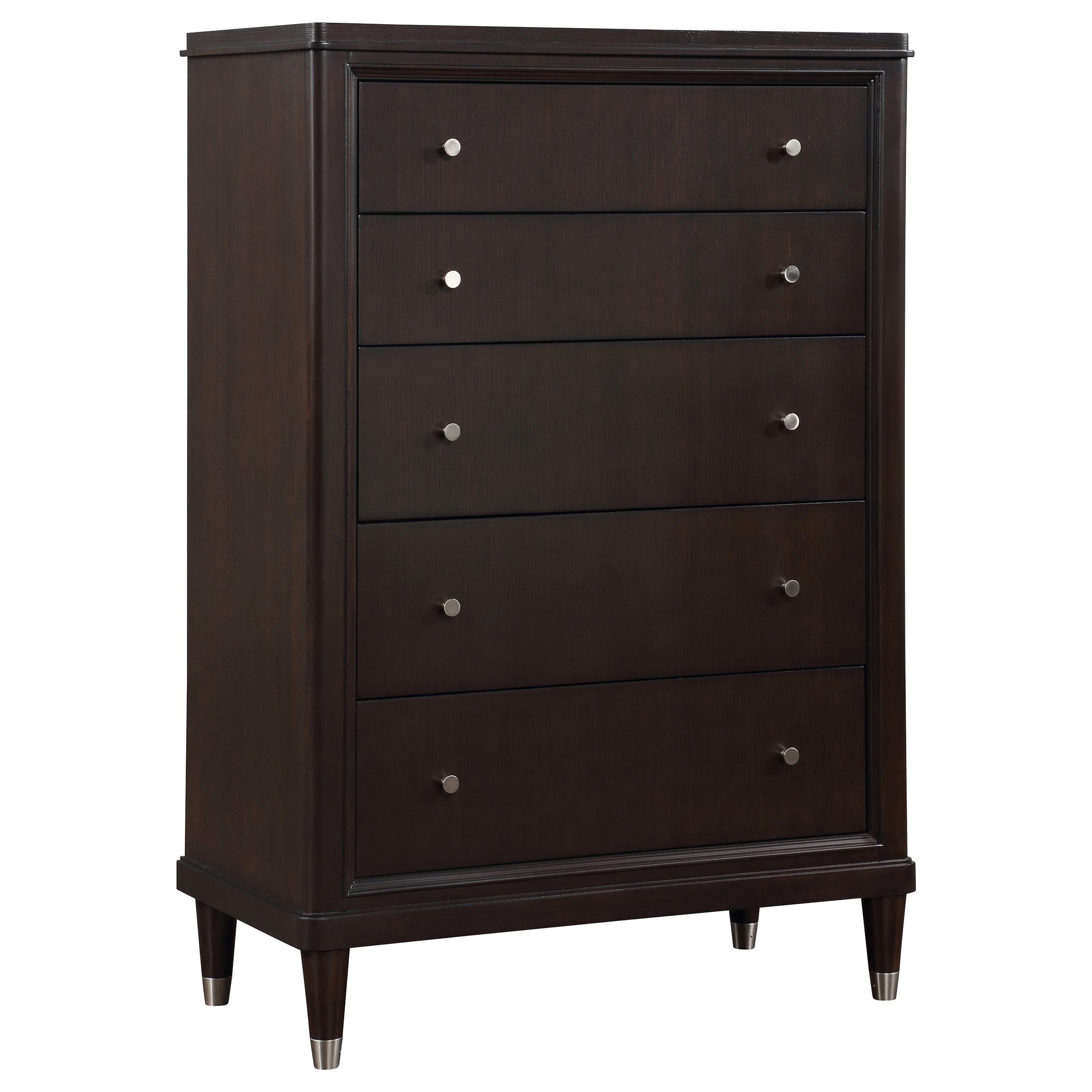 Coaster Furniture Emberlyn 223065 5-Drawer Bedroom Chest - Brown - Image 1