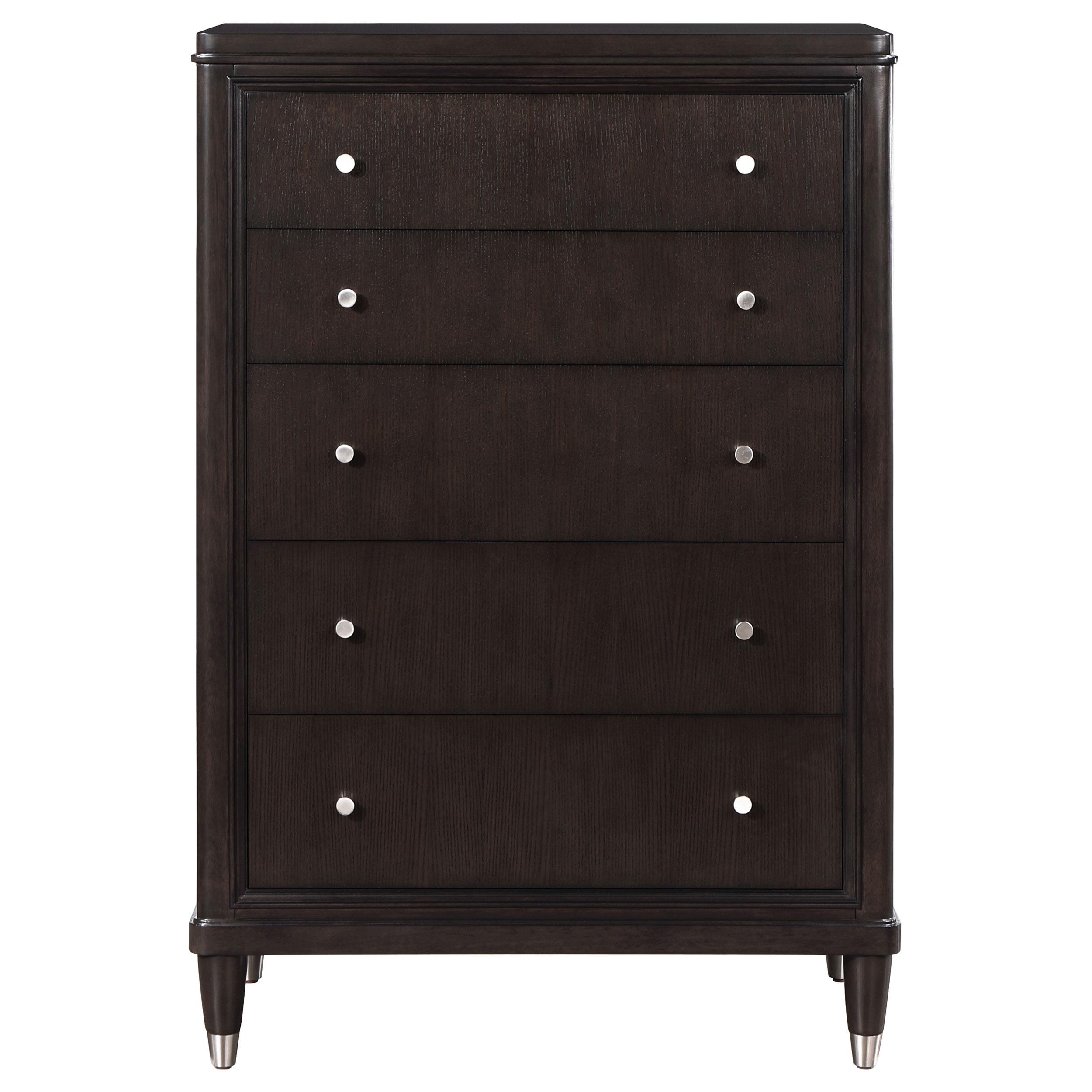 Coaster Furniture Emberlyn 223065 5-Drawer Bedroom Chest - Brown - Image 3