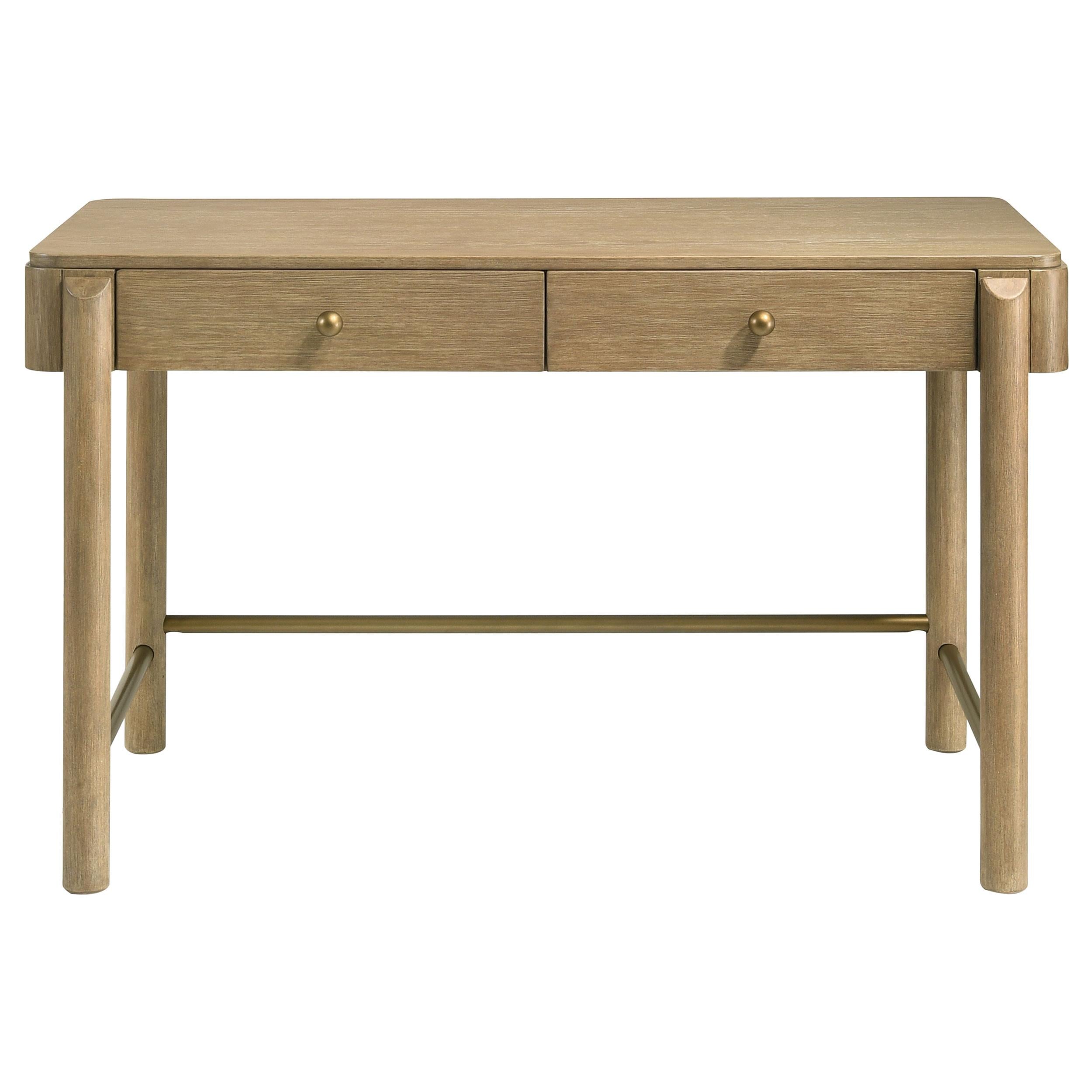 Coaster Furniture Arini 224307 2-Drawer Vanity Desk Makeup Table - Sand Wash - Image 3