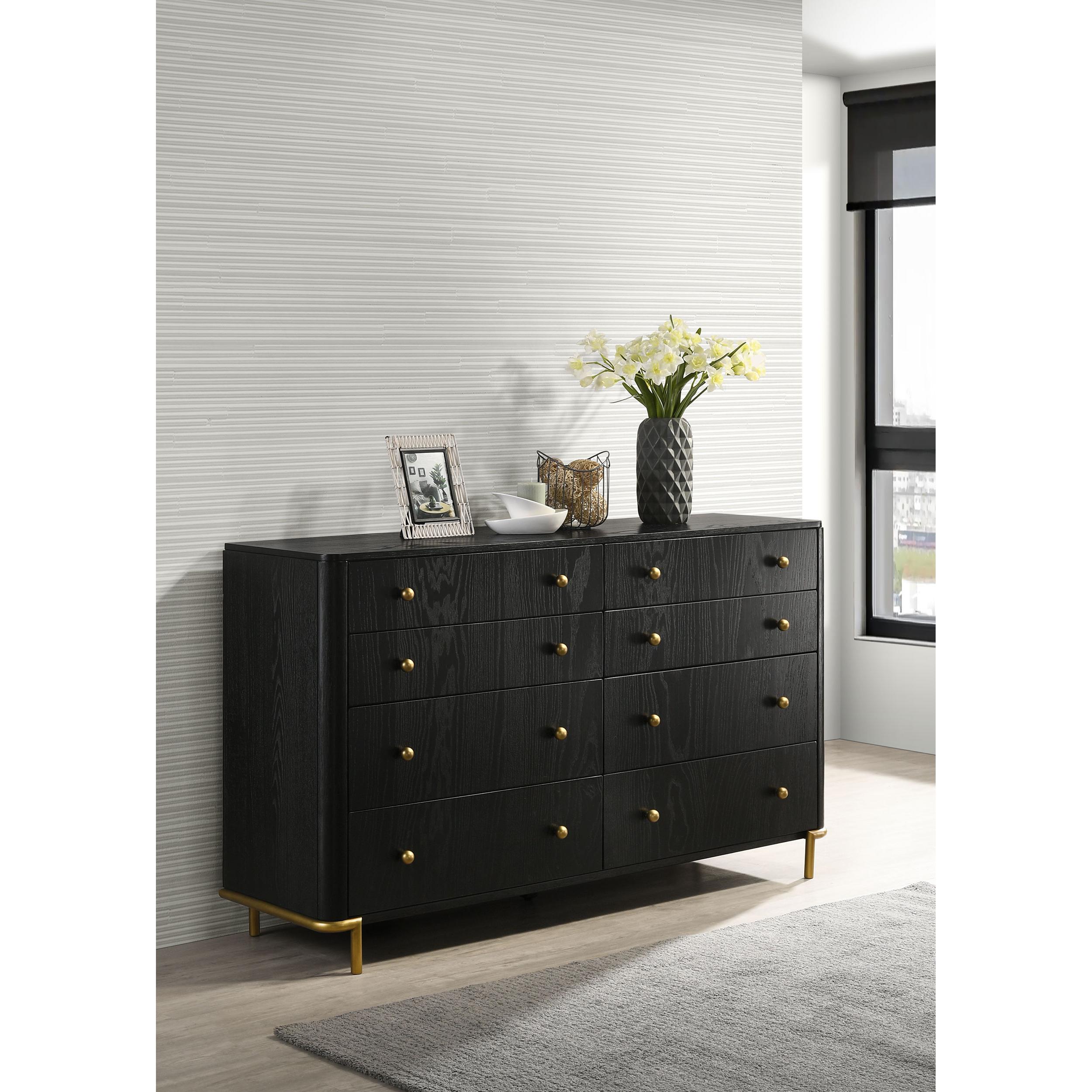 Coaster Furniture Arini 224333 8-Drawer Dresser - Black - Image 2