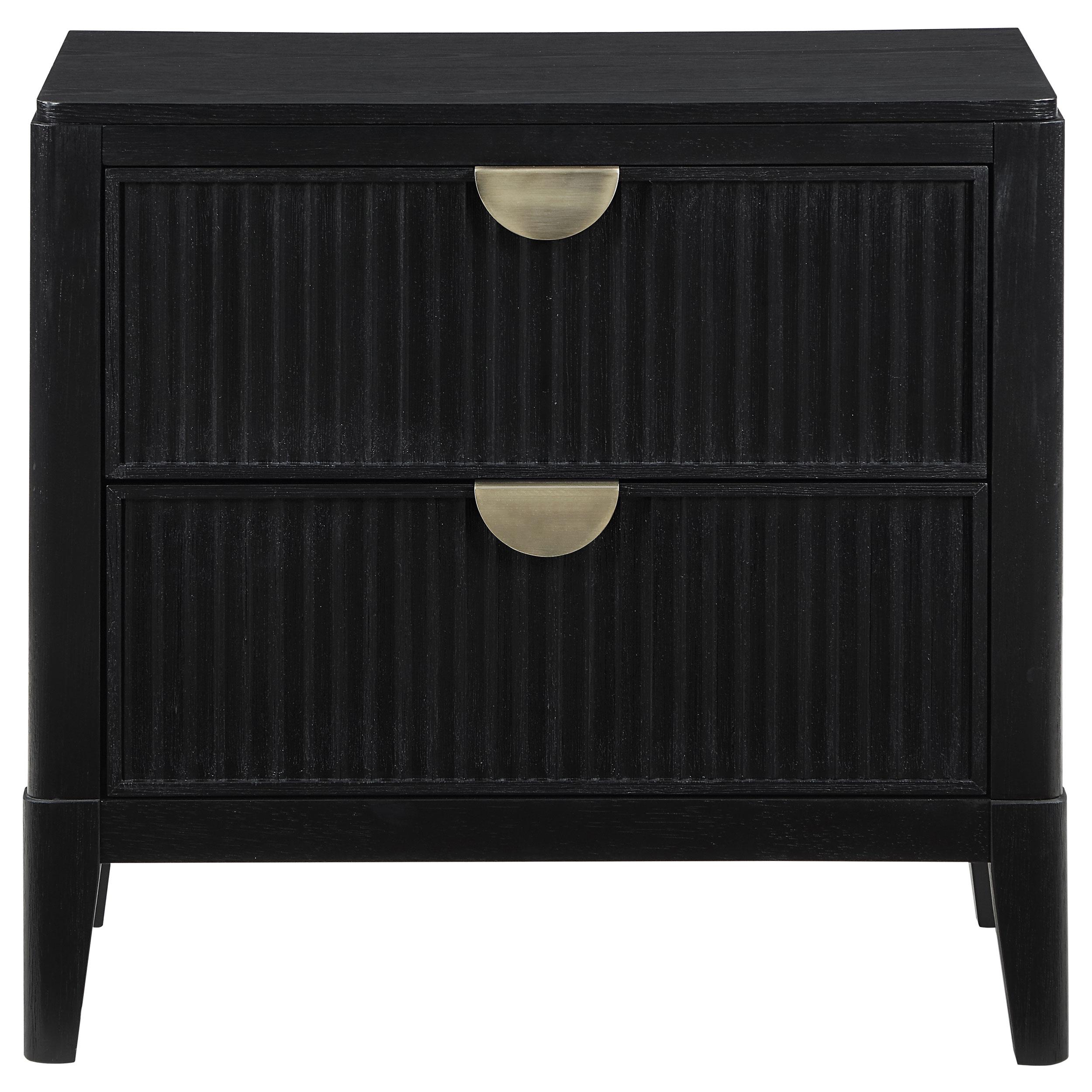 Coaster Furniture Brookmead 224712 2-Drawer Nightstand - Black - Image 3