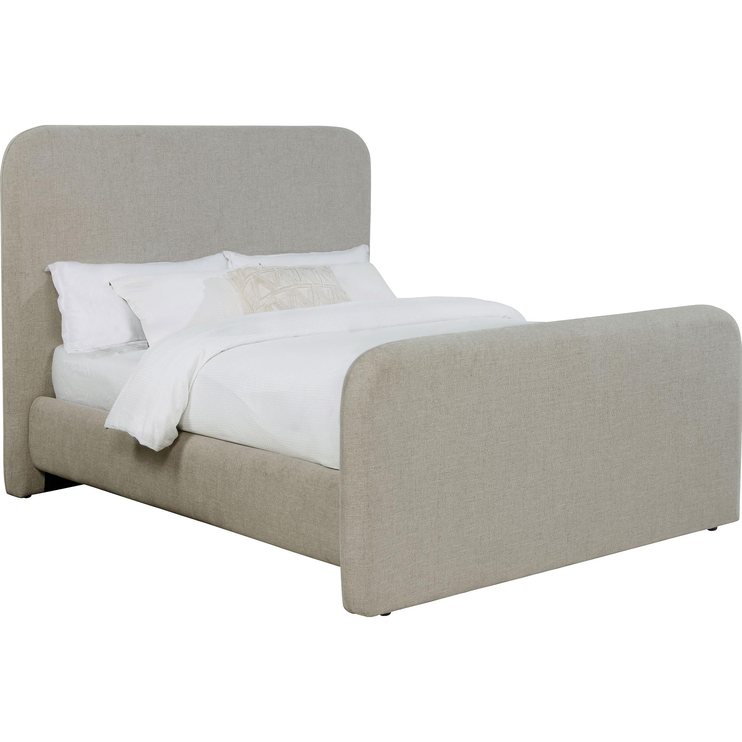 Coaster Furniture Wren 302052Q Upholstered Queen Panel Bed - Grey - Image 3