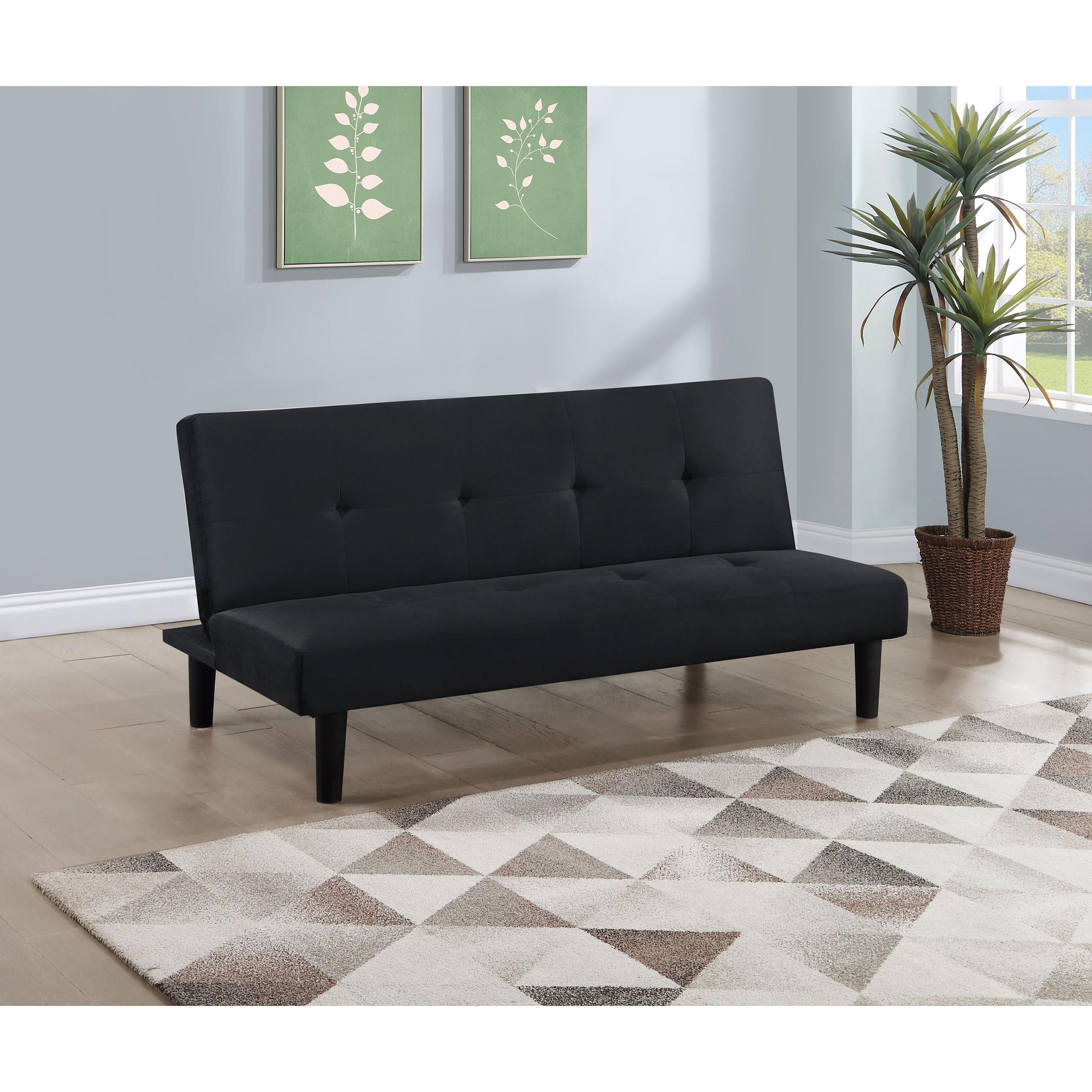 Coaster Furniture Stanford 360238 Upholstered Tufted Convertible Sofa Bed - Black - Image 2