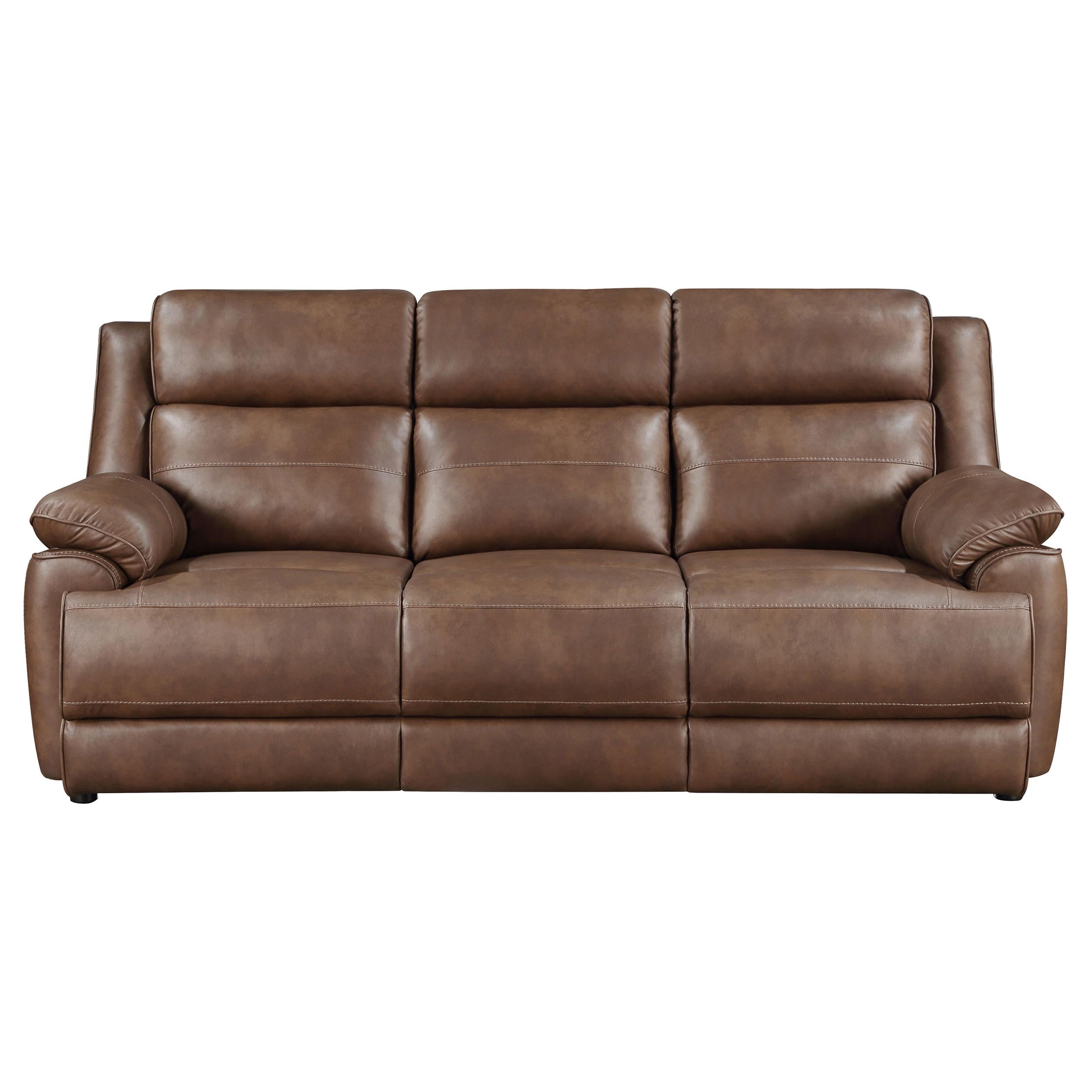 Coaster Furniture Ellington 508281 Upholstered Padded Arm Sofa - Dark Brown - Image 3