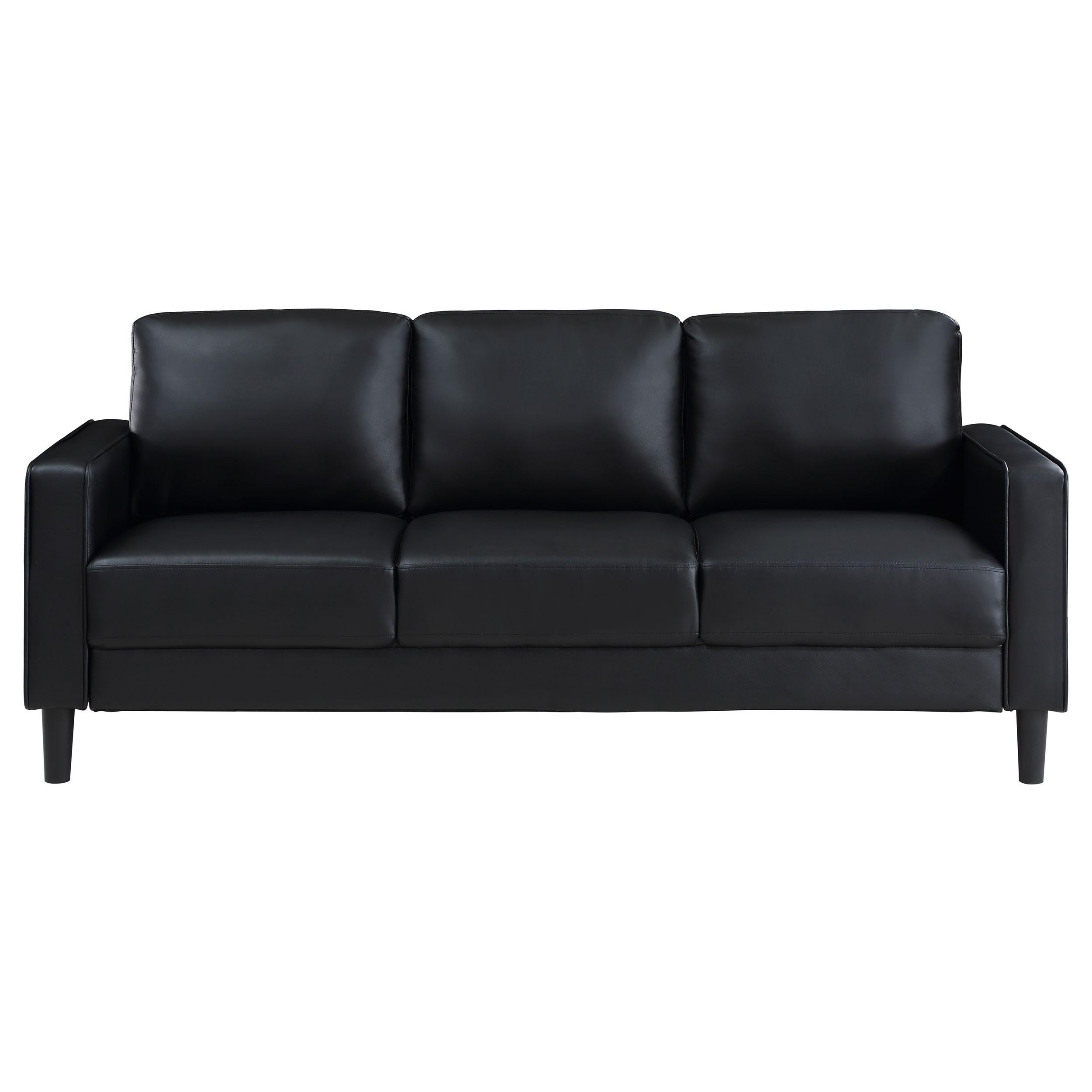 Coaster Furniture Ruth 508361 Upholstered Track Arm Sofa - Black - Image 3