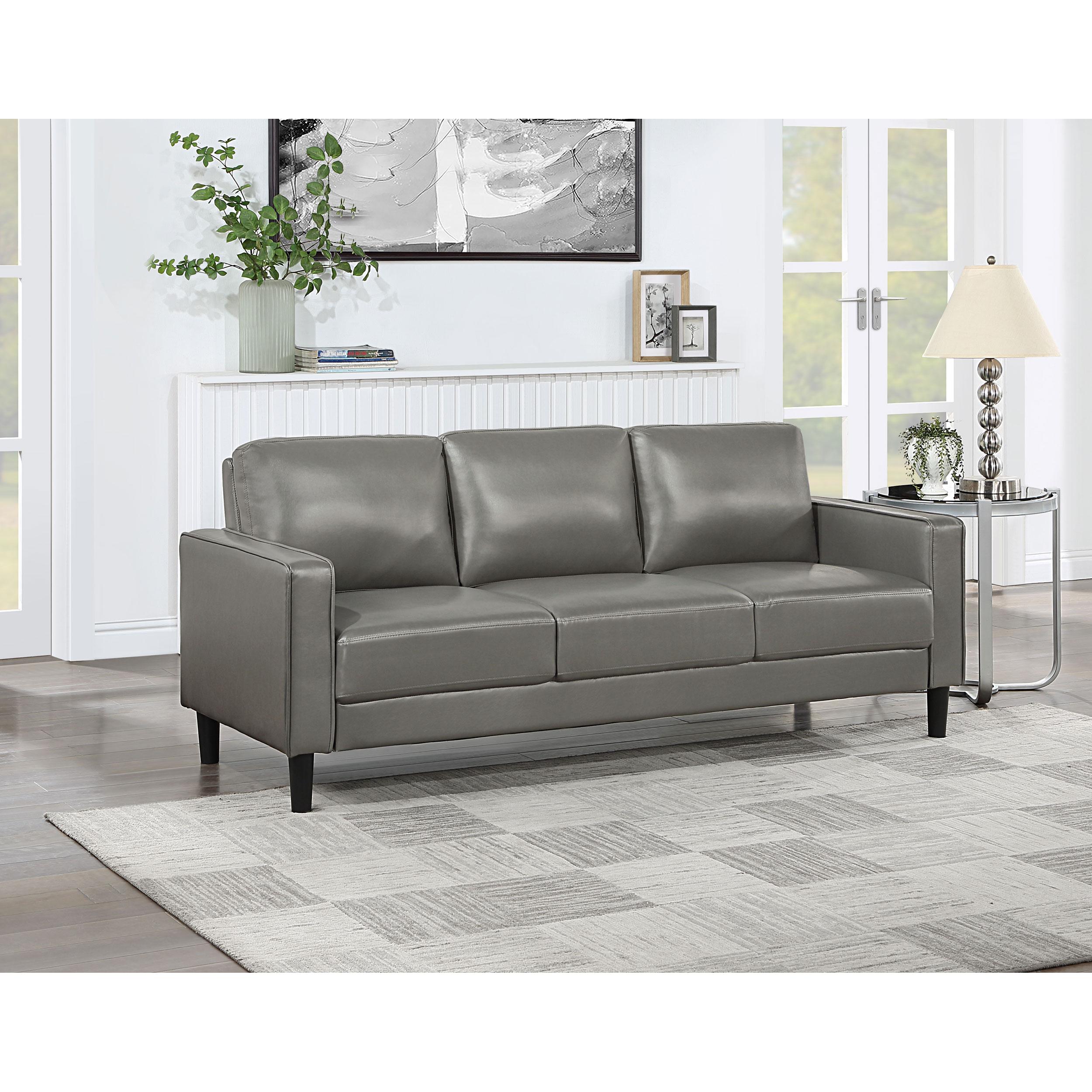 Coaster Furniture Ruth 508365 Upholstered Track Arm Sofa - Grey - Image 2