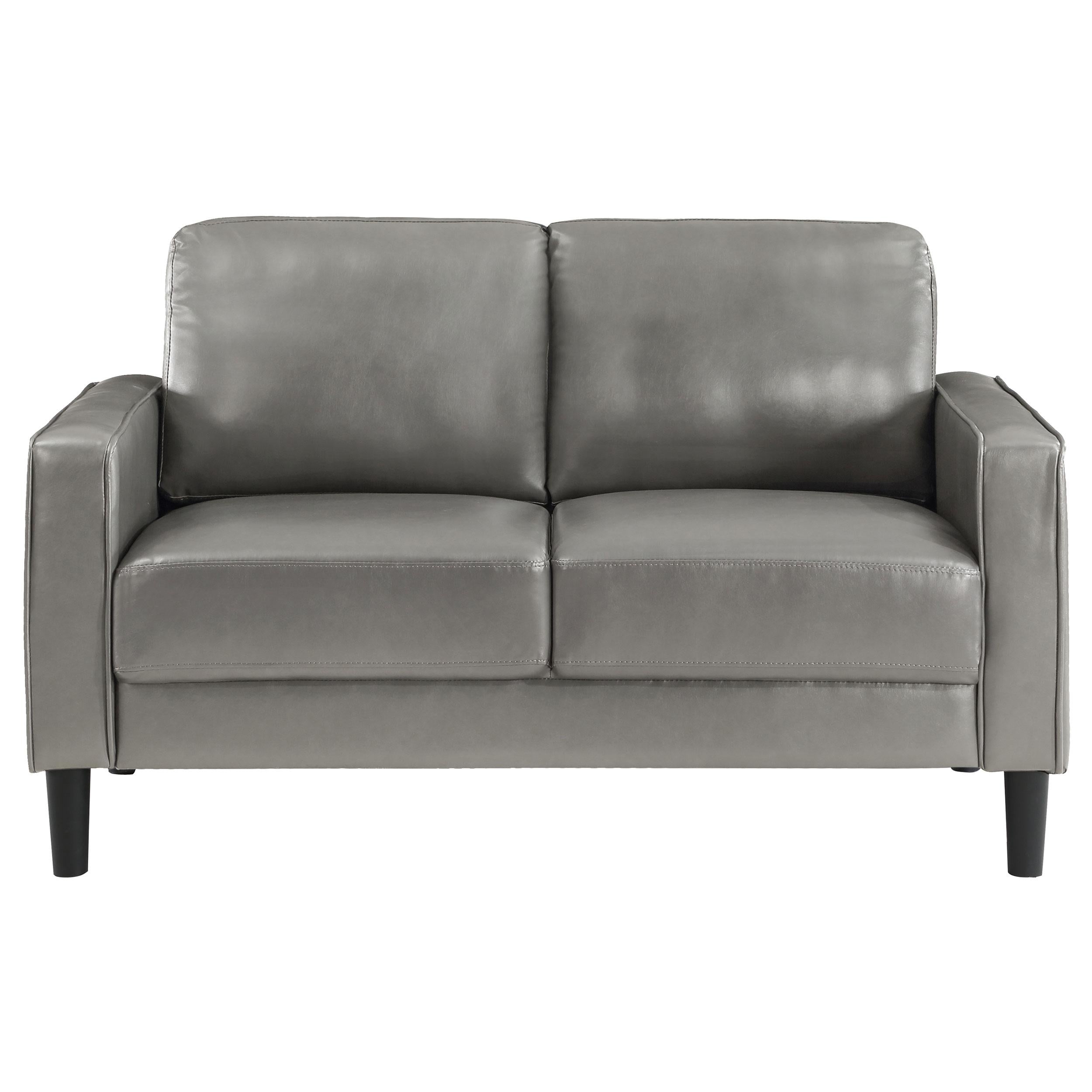 Coaster Furniture Ruth 508366 Upholstered Track Arm Loveseat - Grey - Image 2