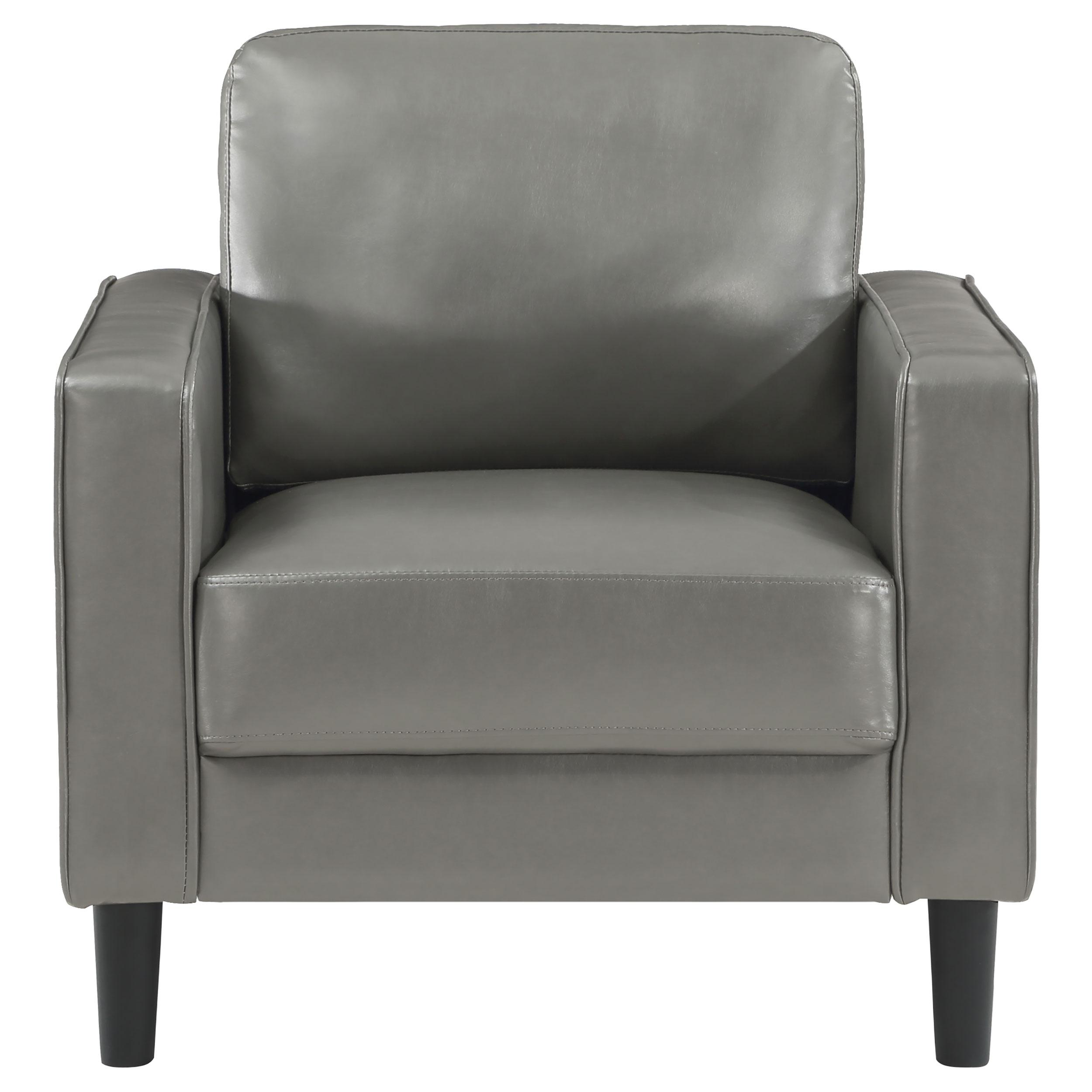 Coaster Furniture Ruth 508367 Upholstered Track Arm Accent Chair - Grey - Image 3