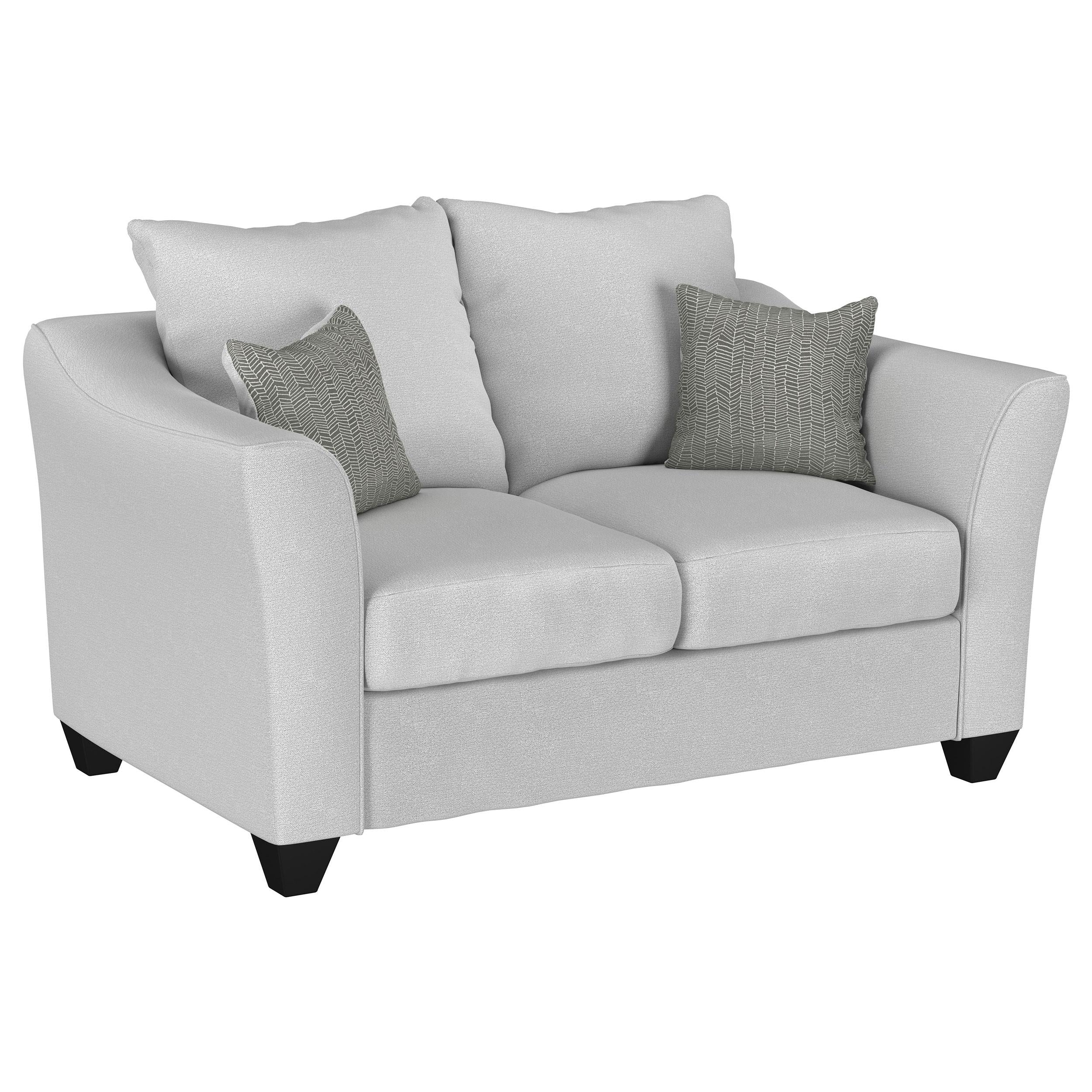 Coaster Furniture Salizar 508582 Upholstered Flared Arm Loveseat - Sand - Image 1