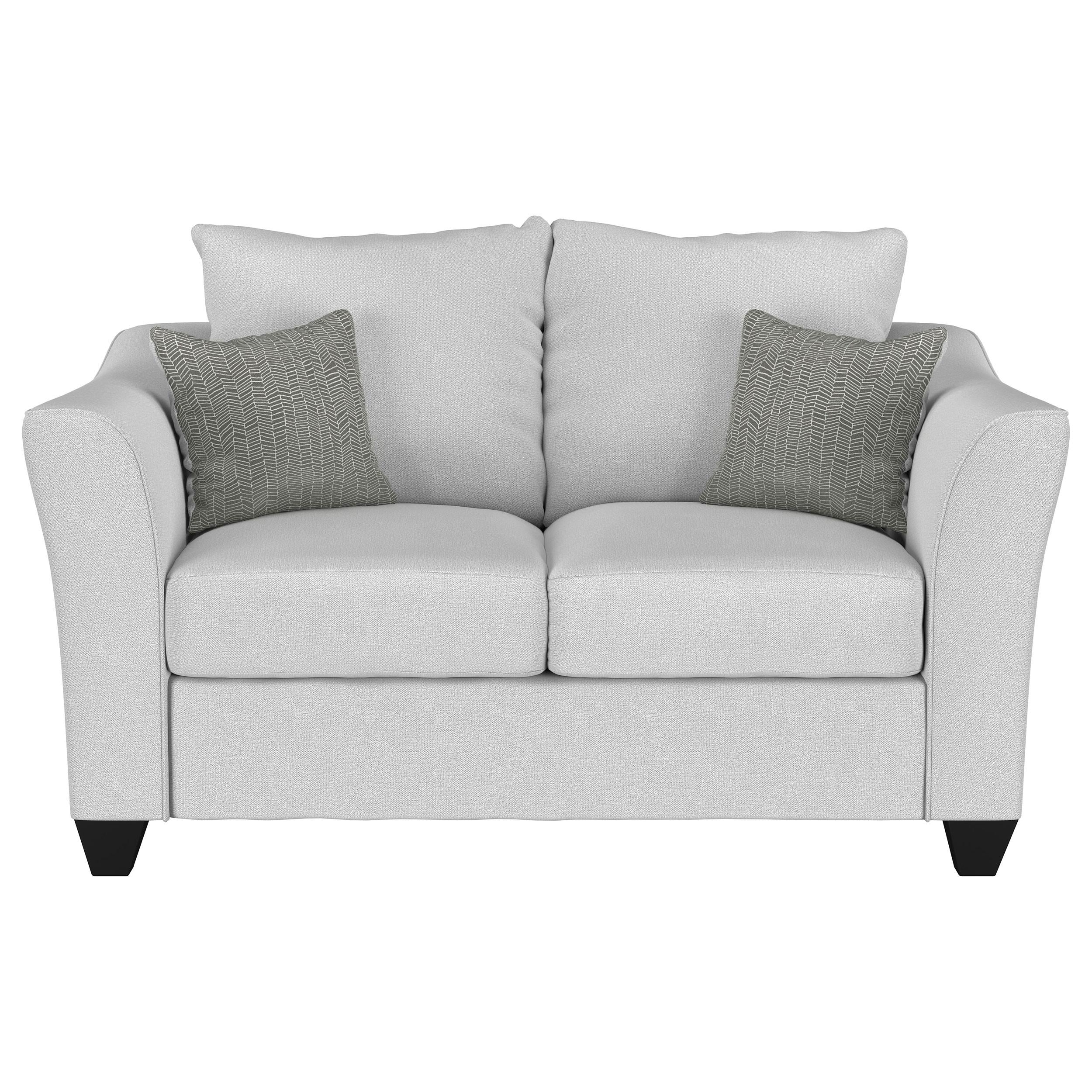 Coaster Furniture Salizar 508582 Upholstered Flared Arm Loveseat - Sand - Image 2