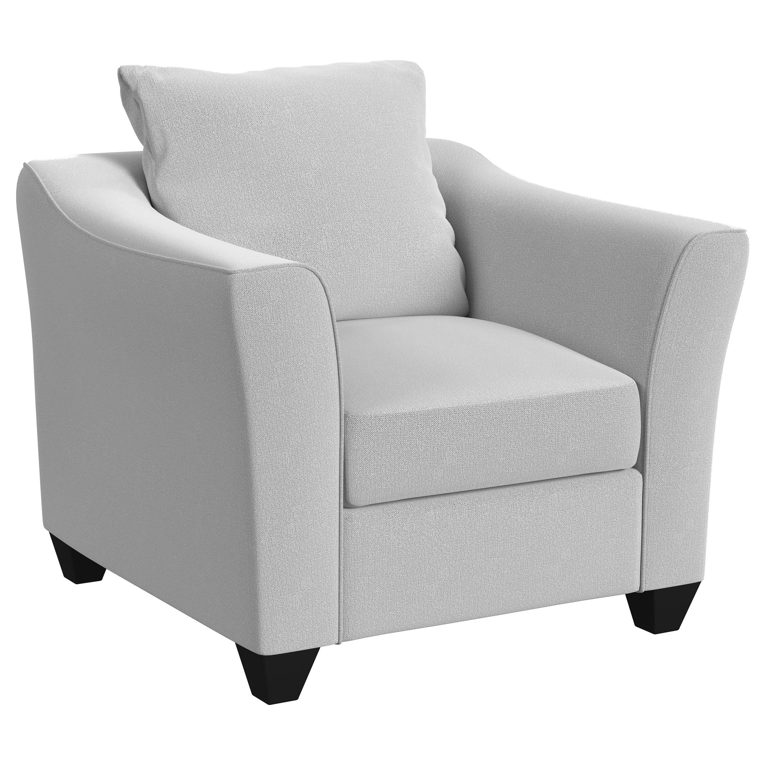 Coaster Furniture Salizar 508583 Upholstered Flared Arm Accent Chair - Sand - Image 1