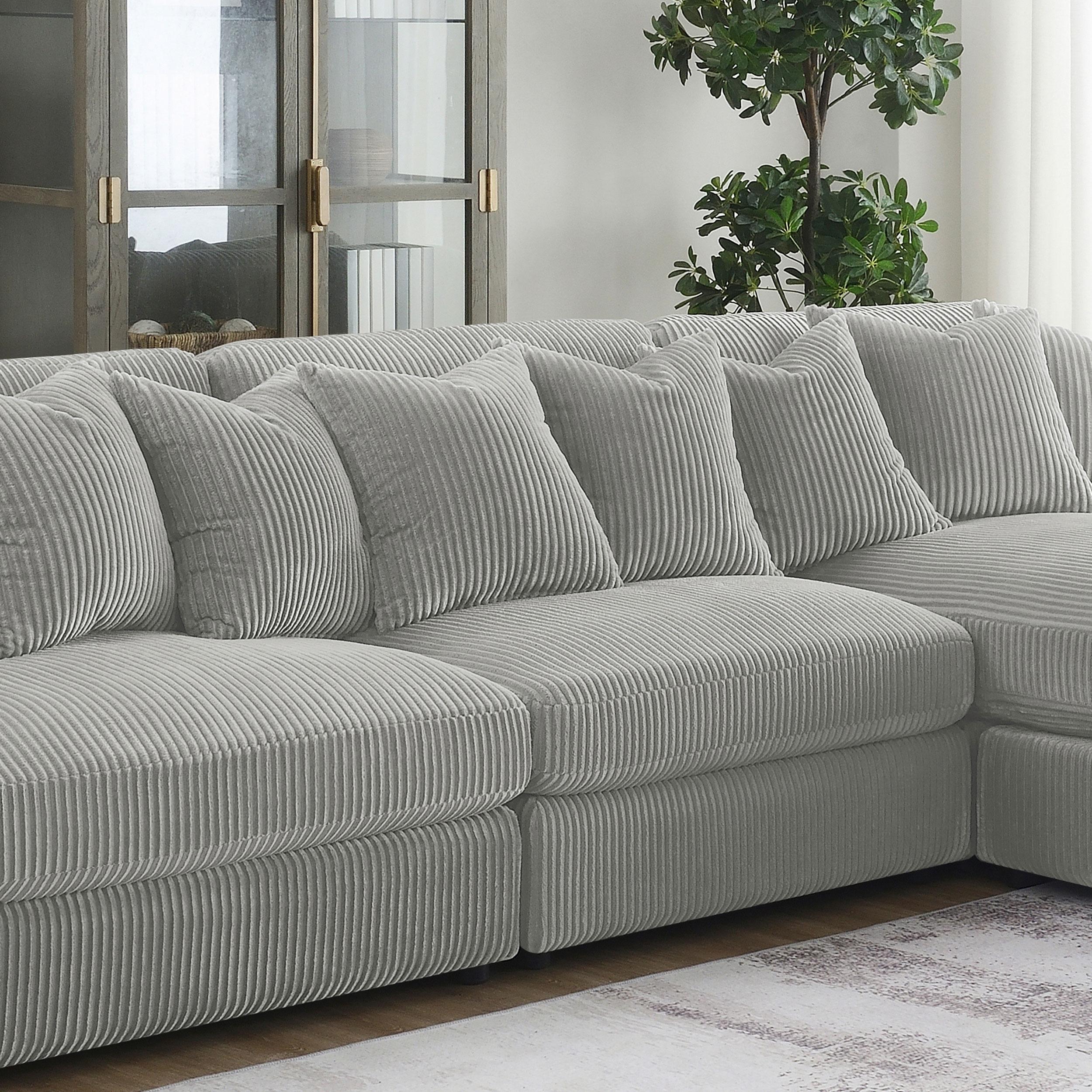 Coaster Furniture Blaine 509997 Upholstered Armless Chair - Fog - Image 2