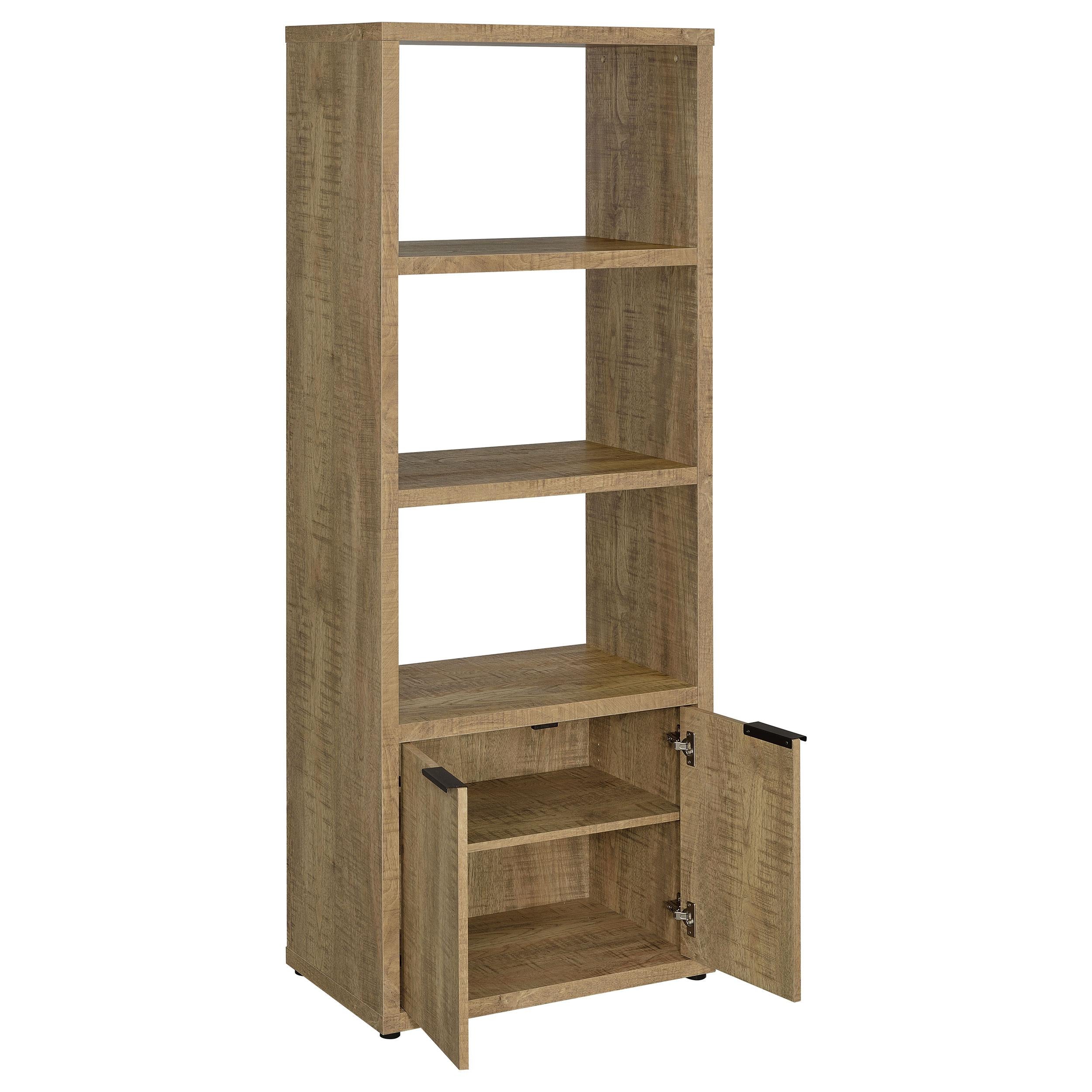 Coaster Furniture Tabby 701703 3-shelf Engineered Wood Media Tower - Mango - Image 3