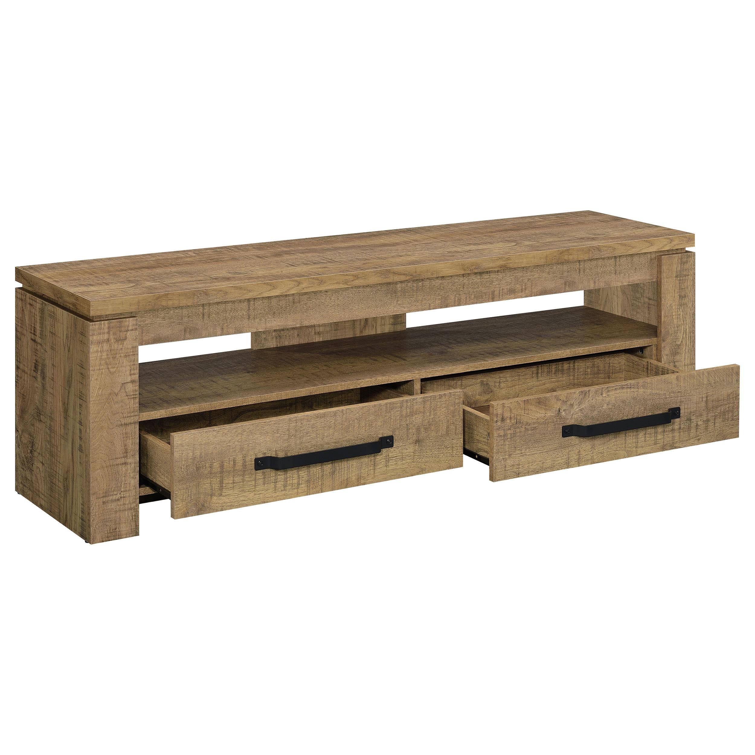 Coaster Furniture Elkton 701980 2-Drawer Engineered Wood 59" TV Stand - Mango - Image 2