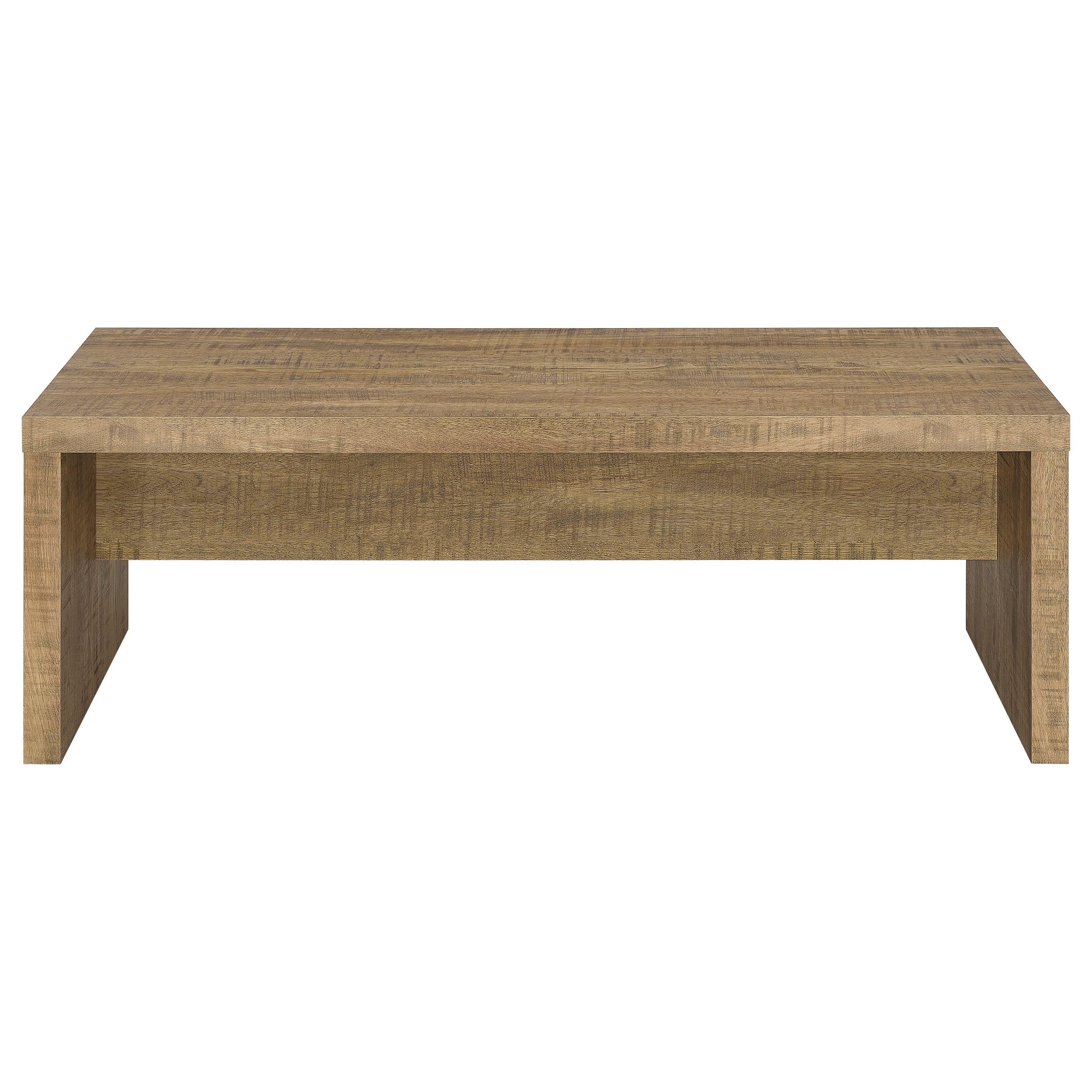 Coaster Furniture Lynette 704128 Rectangular Engineered Wood Coffee Table - Mango - Image 3
