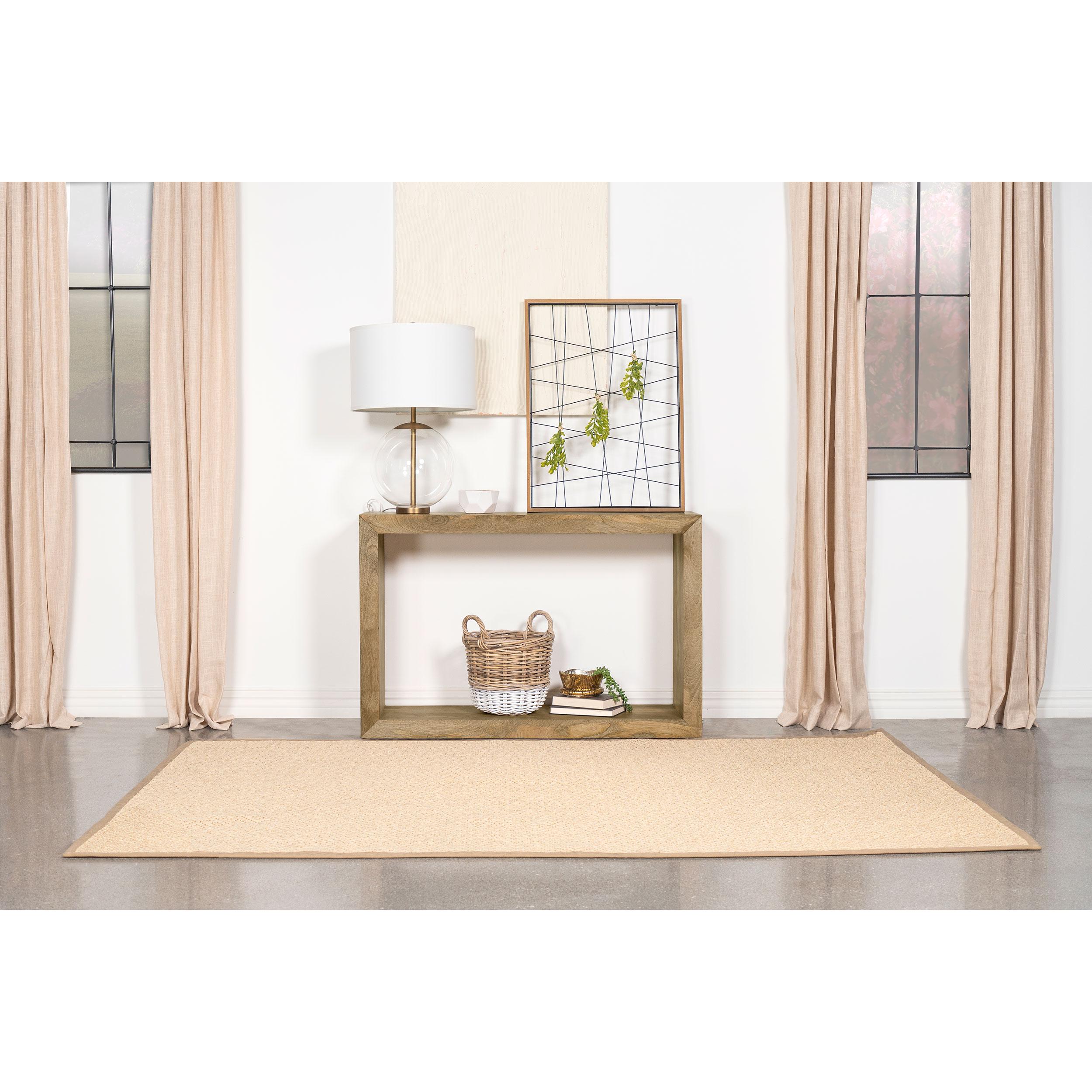 Coaster Furniture Benton 704839 Rectangular Solid Wood Sofa Console Table - Natural - Image 2