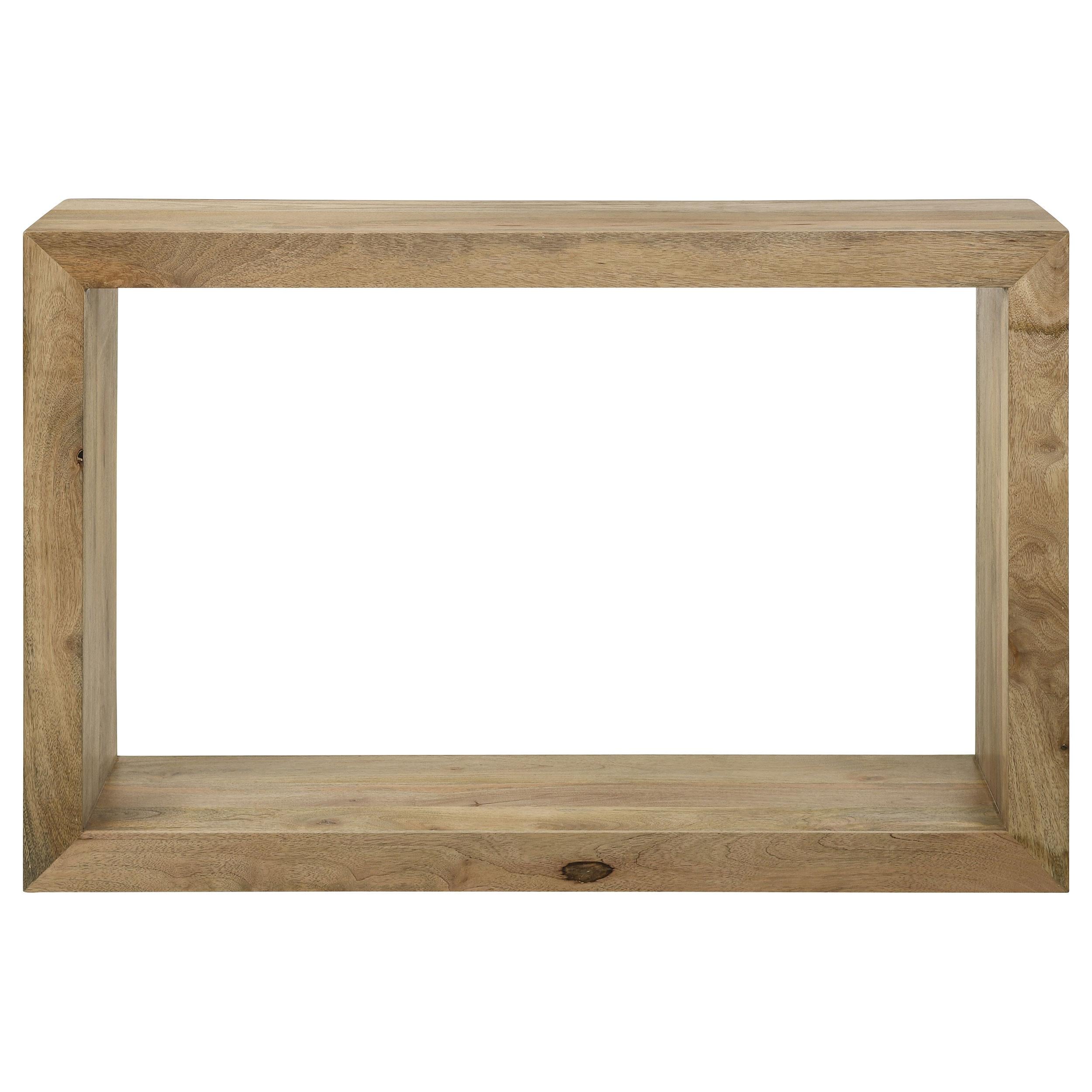 Coaster Furniture Benton 704839 Rectangular Solid Wood Sofa Console Table - Natural - Image 3