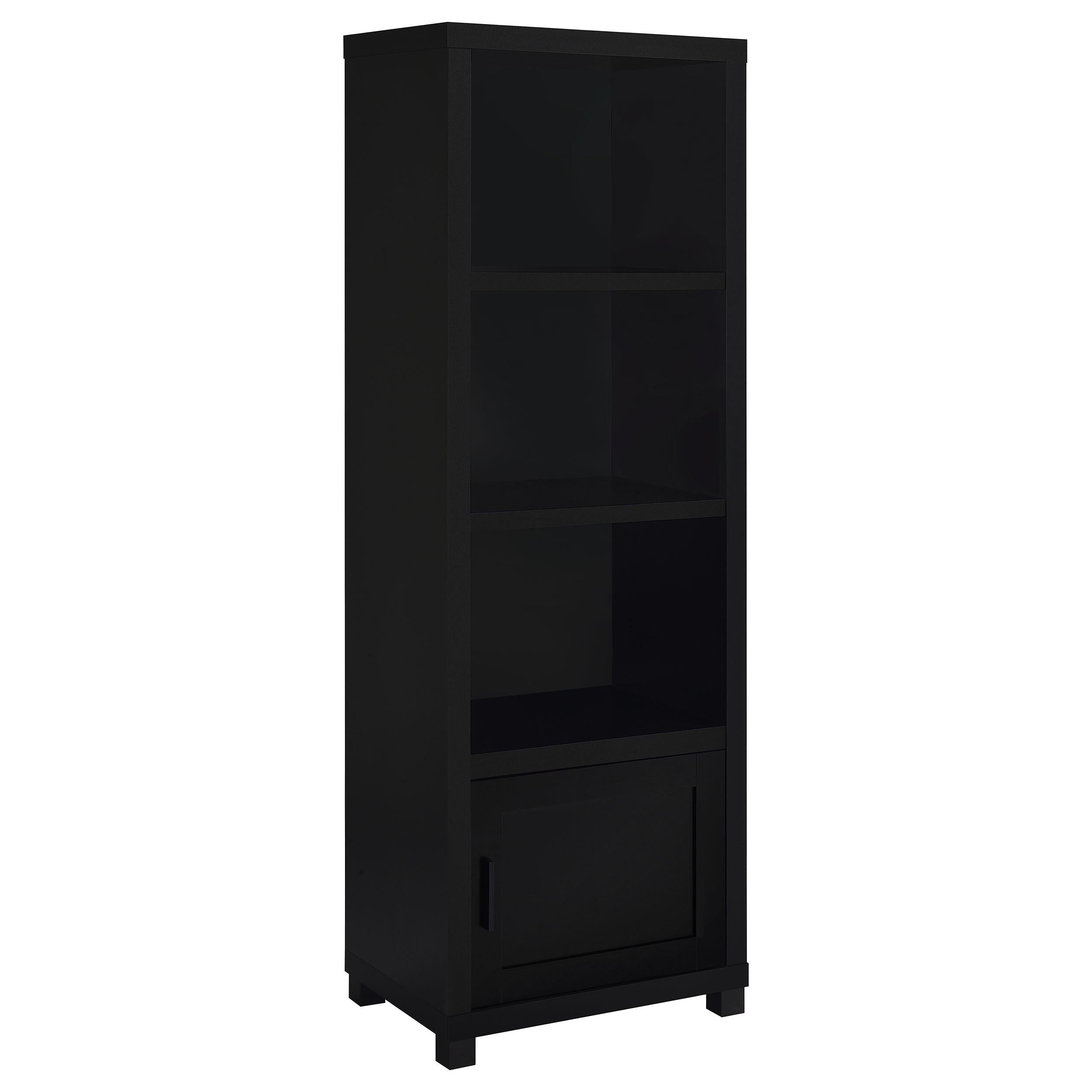 Coaster Furniture Jupiter 707756 3-shelf Engineered Wood Media Tower – Black
