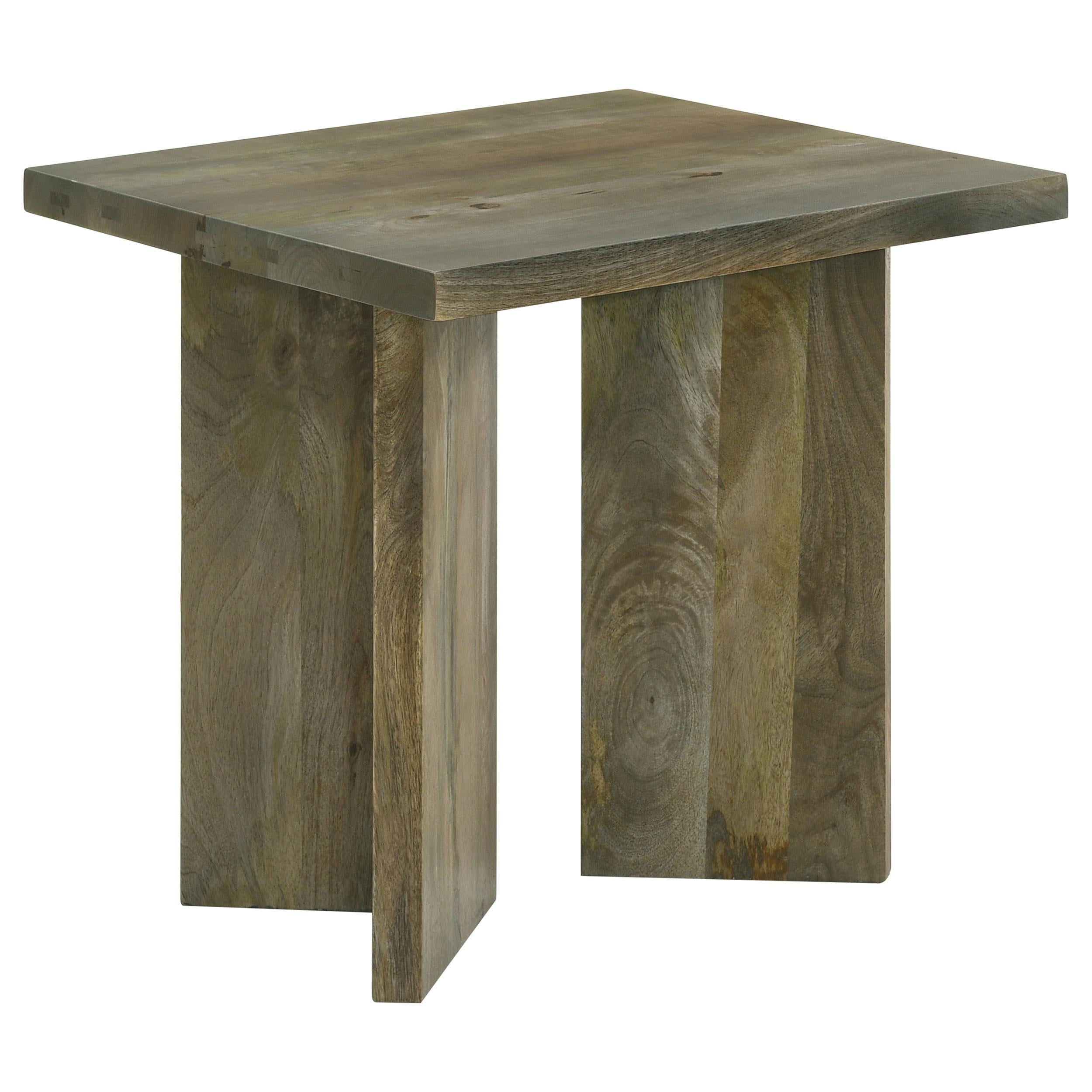 Coaster Furniture Andando 708497 Square Solid Wood End Table – Mango Brown