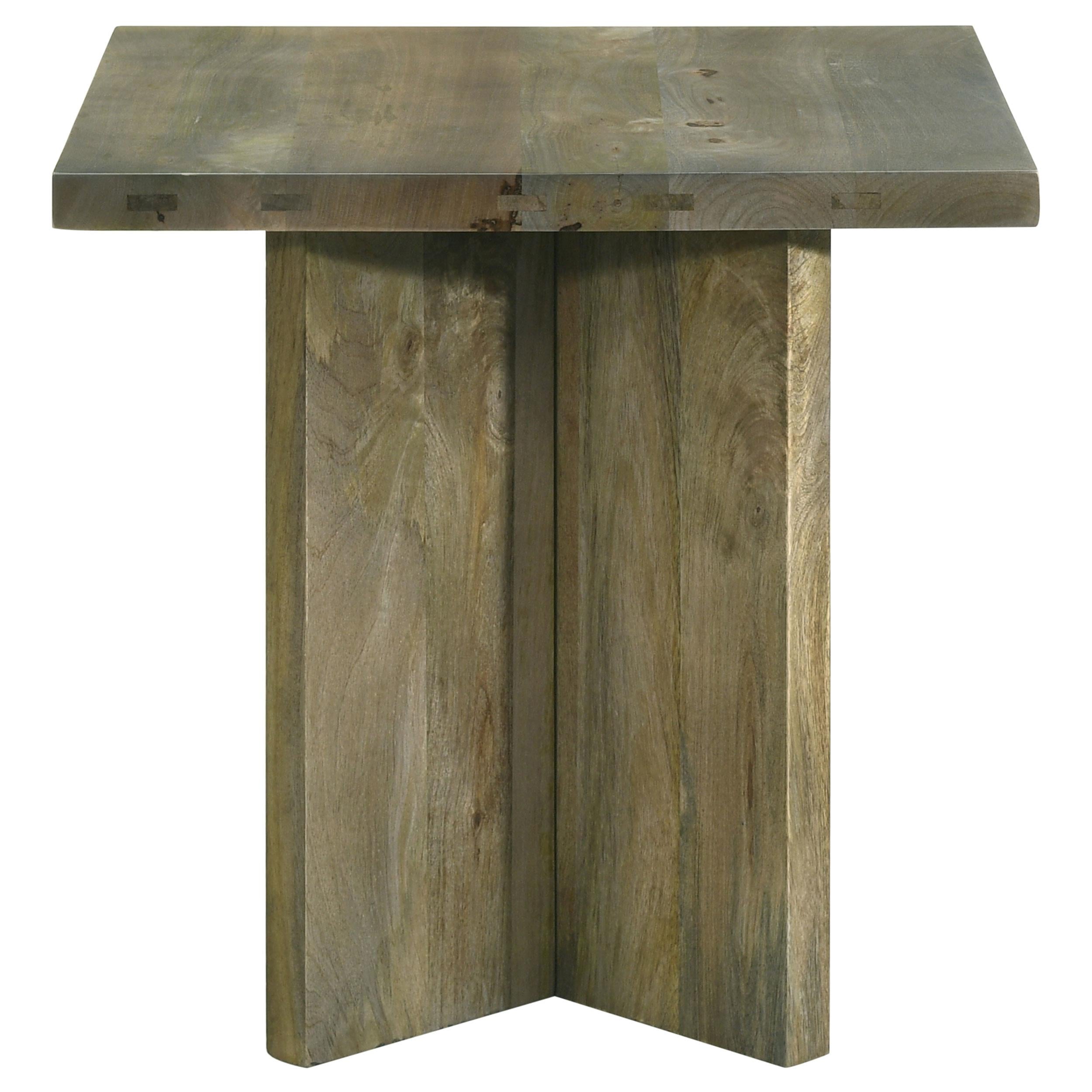 Coaster Furniture Andando 708497 Square Solid Wood End Table - Mango Brown - Image 3