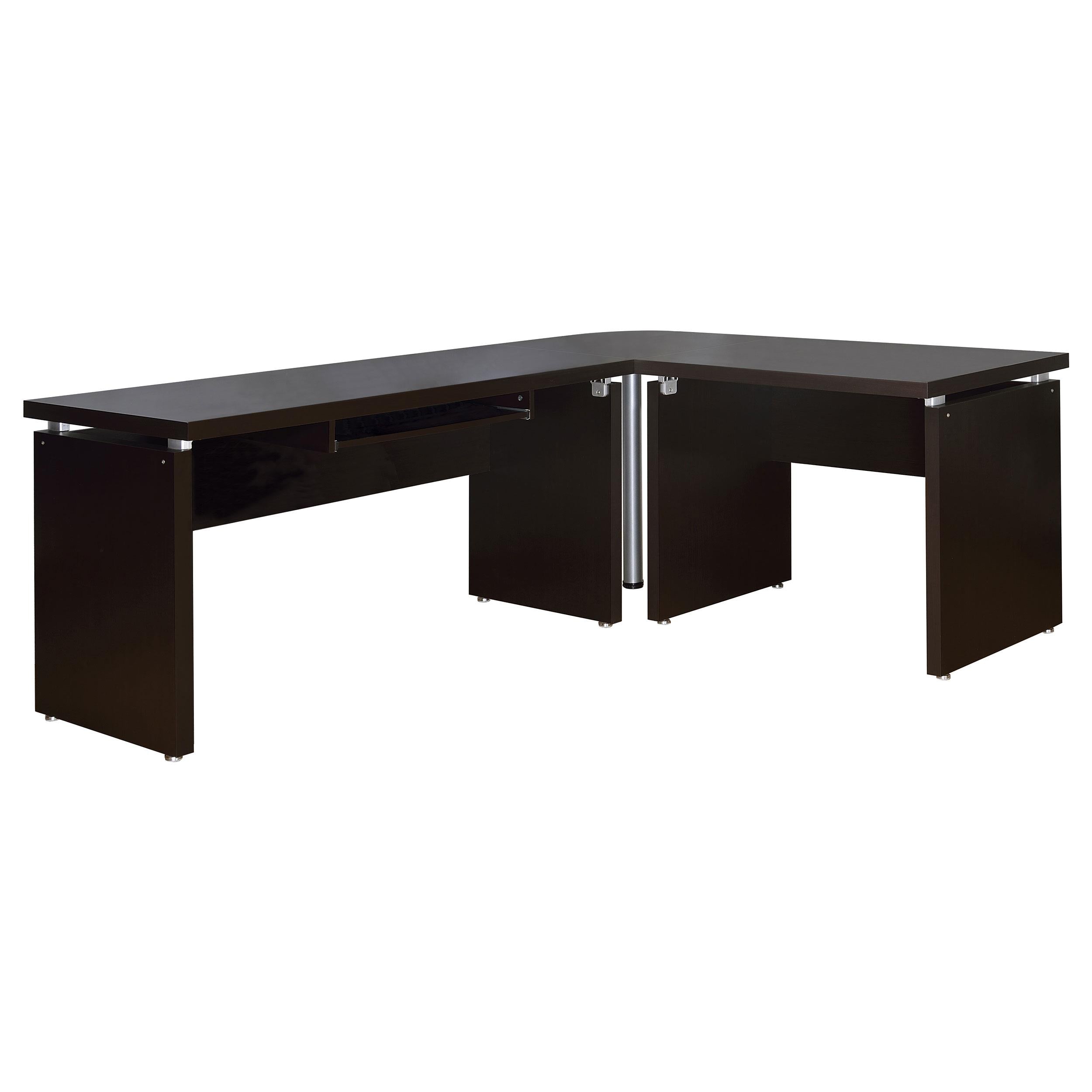 Coaster Furniture Skylar 800891L 83-inch L-Shaped Office Computer Desk - Cappuccino - Image 1