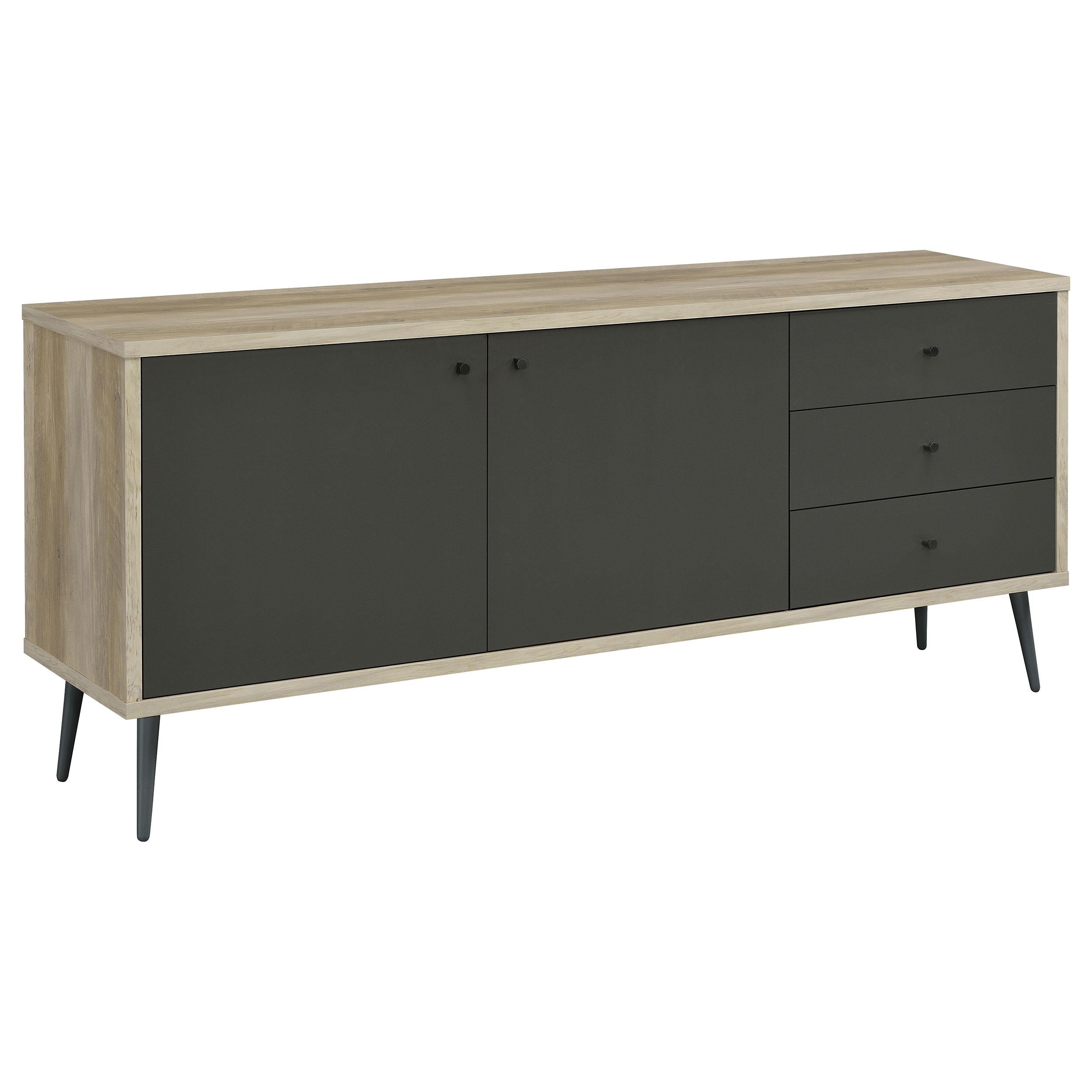 Coaster Furniture Maeve 950352 2-door Engineered Wood Cabinet – Antique Pine and Grey