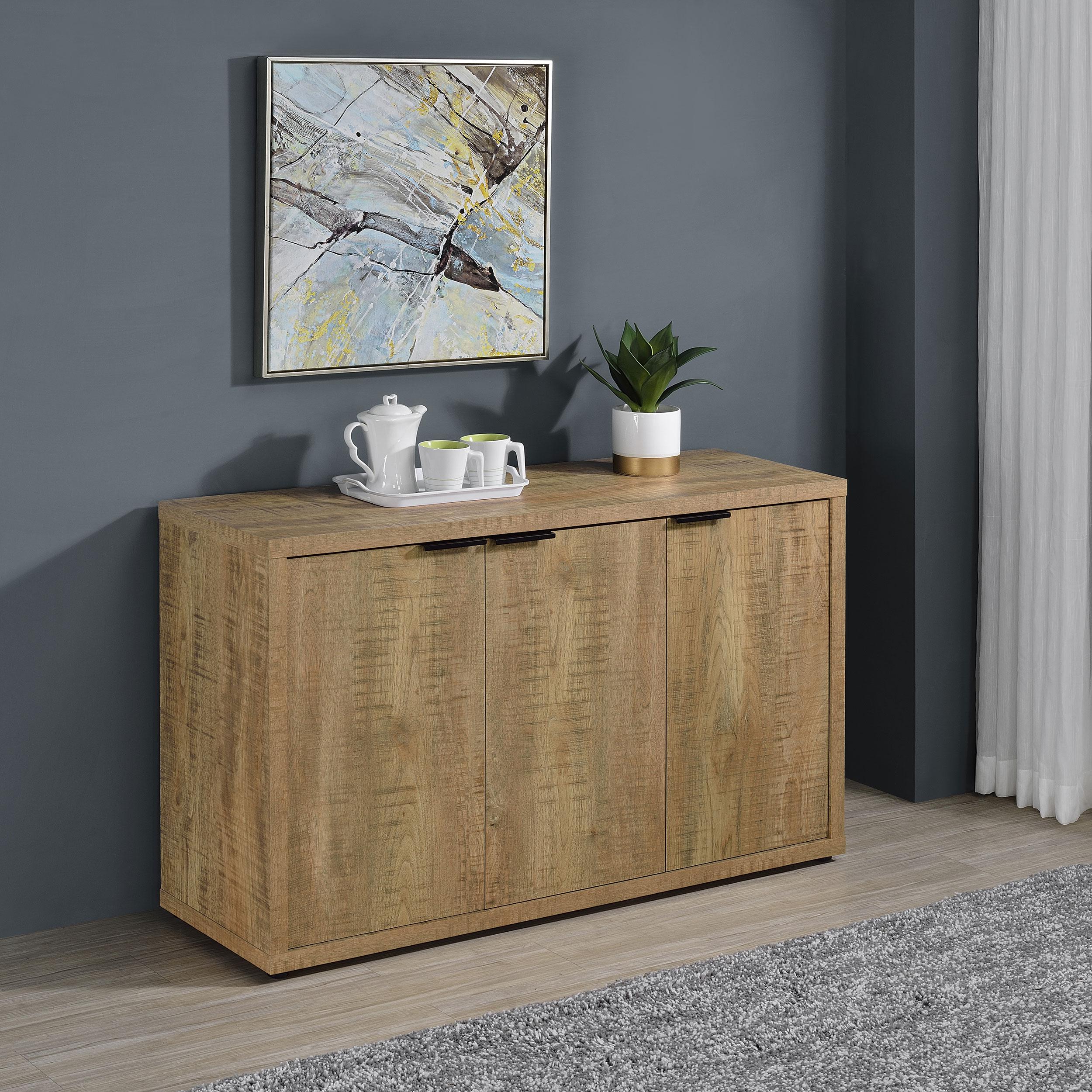 Coaster Furniture Pepita 950395 3-door Engineered Wood Accent Cabinet - Mango Brown - Image 2
