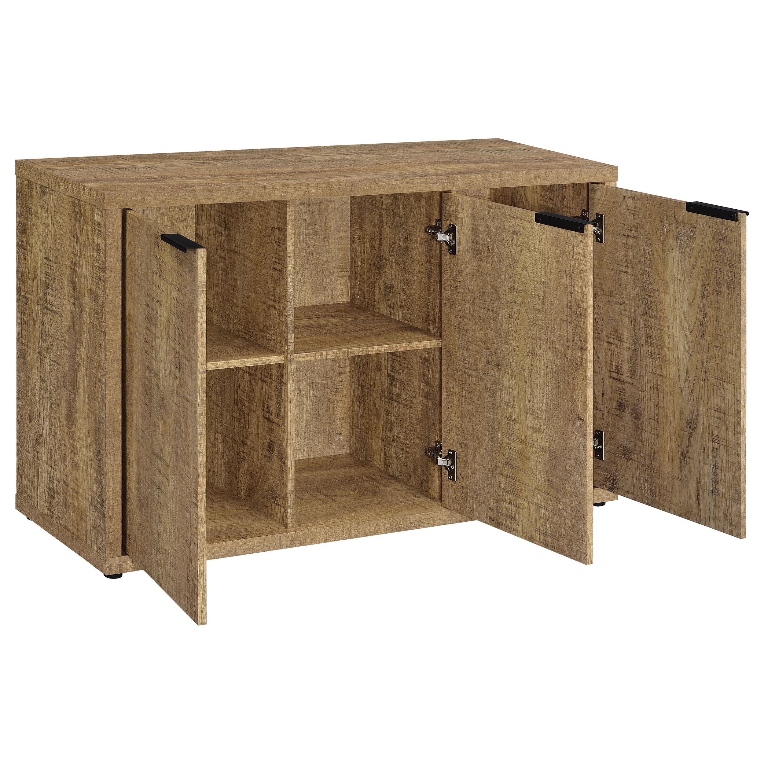 Coaster Furniture Pepita 950395 3-door Engineered Wood Accent Cabinet - Mango Brown - Image 3