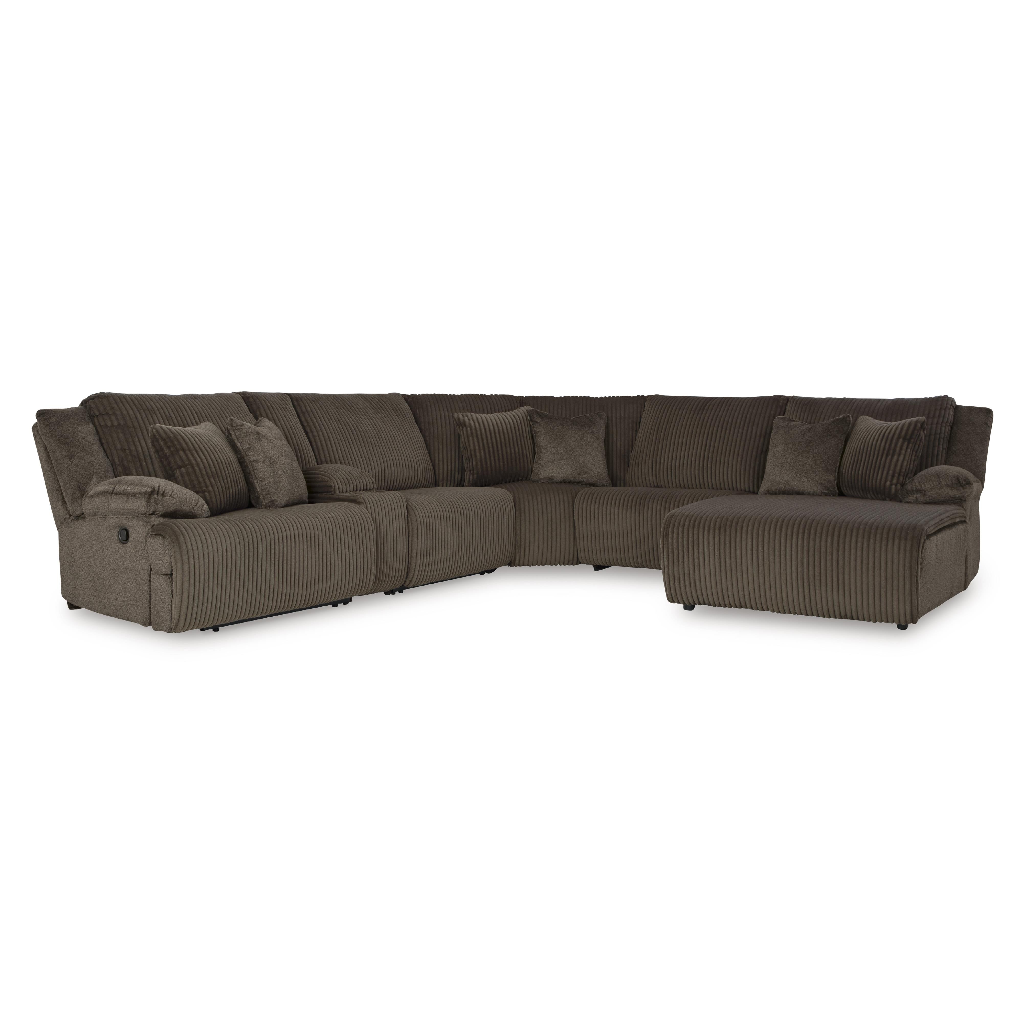 Signature Design by Ashley Top Tier 92705S1 6 pc Reclining Sectional with Chaise - Image 1