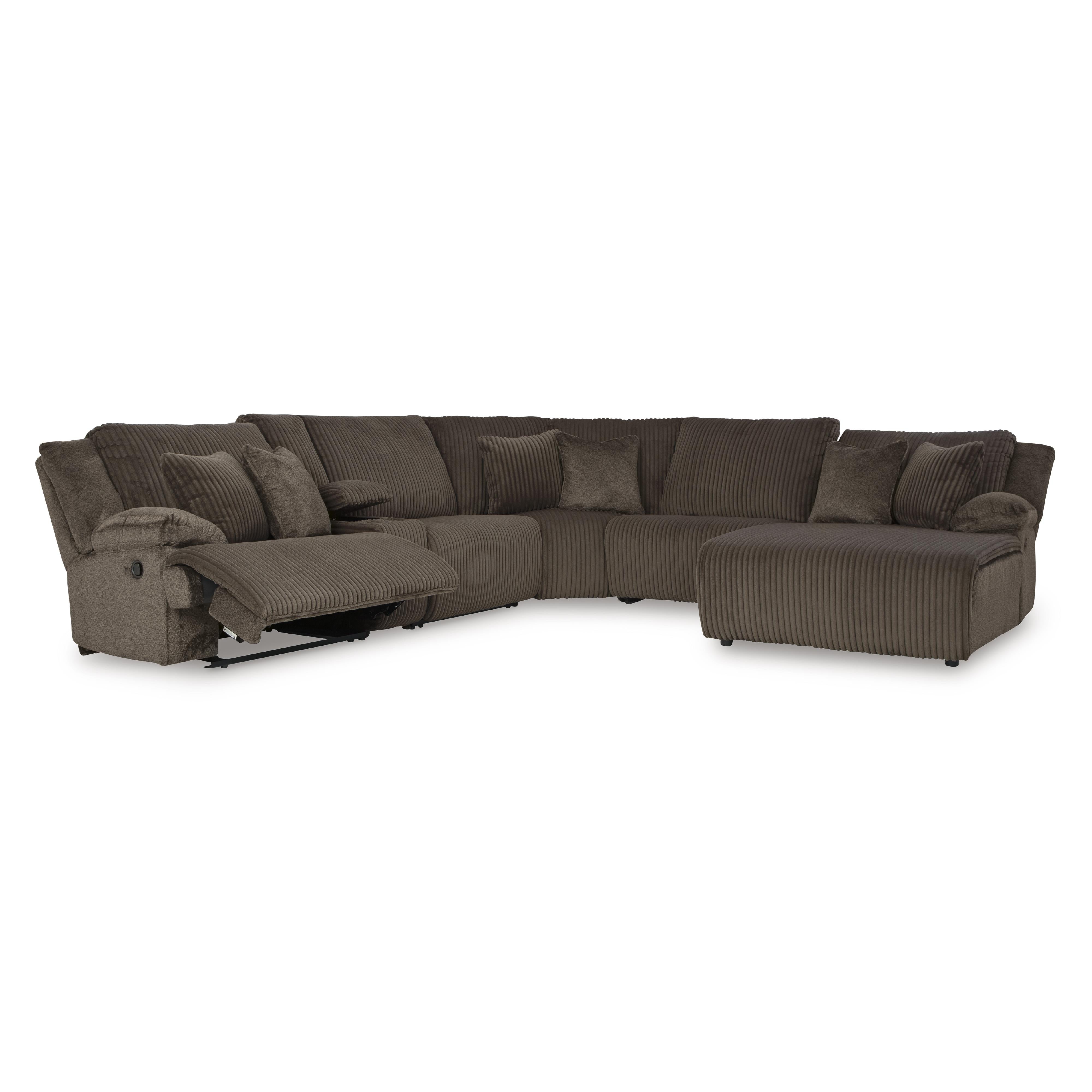 Signature Design by Ashley Top Tier 92705S1 6 pc Reclining Sectional with Chaise - Image 2