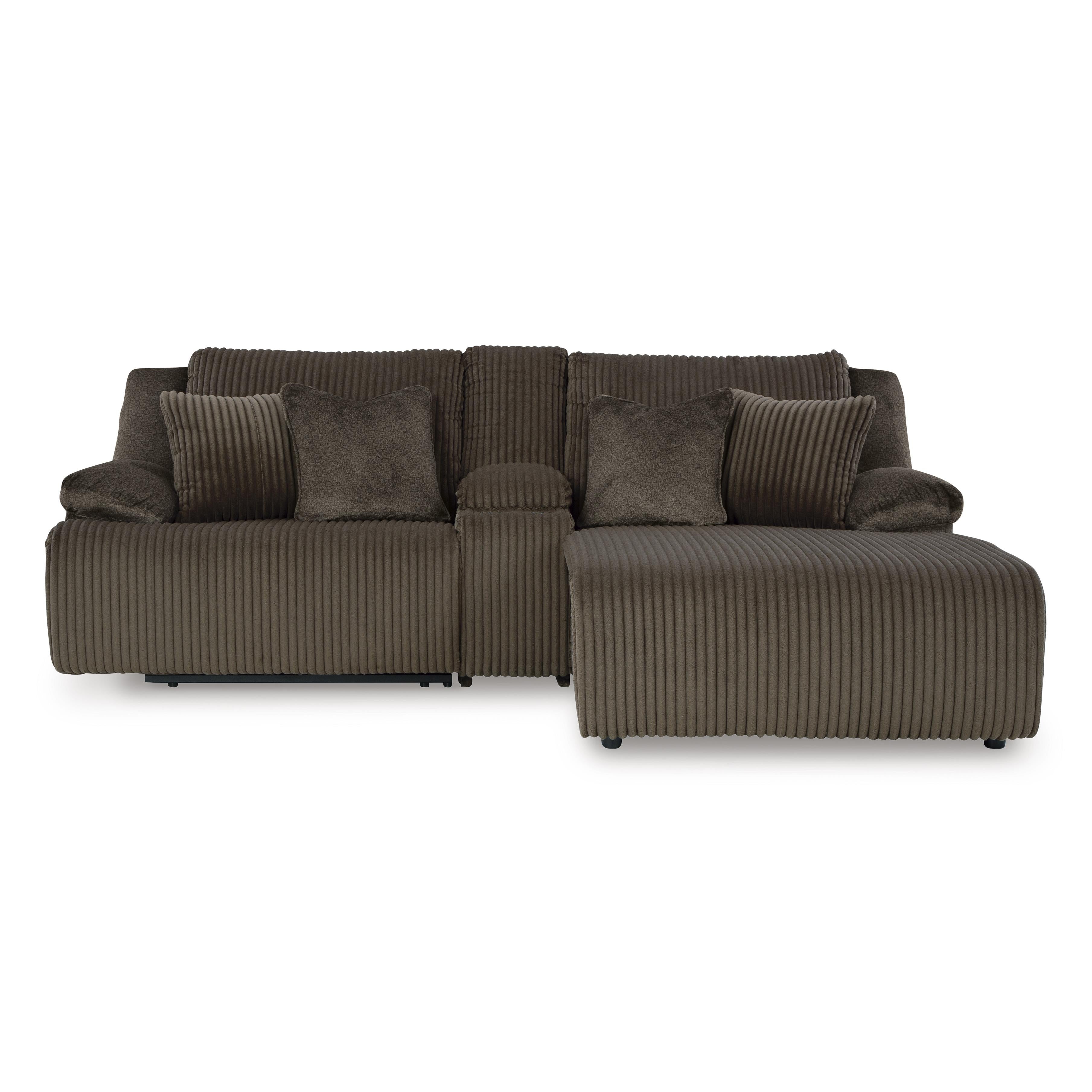 Signature Design by Ashley Top Tier 92705S4 3 pc Reclining Sectional Sofa with Chaise - Image 1