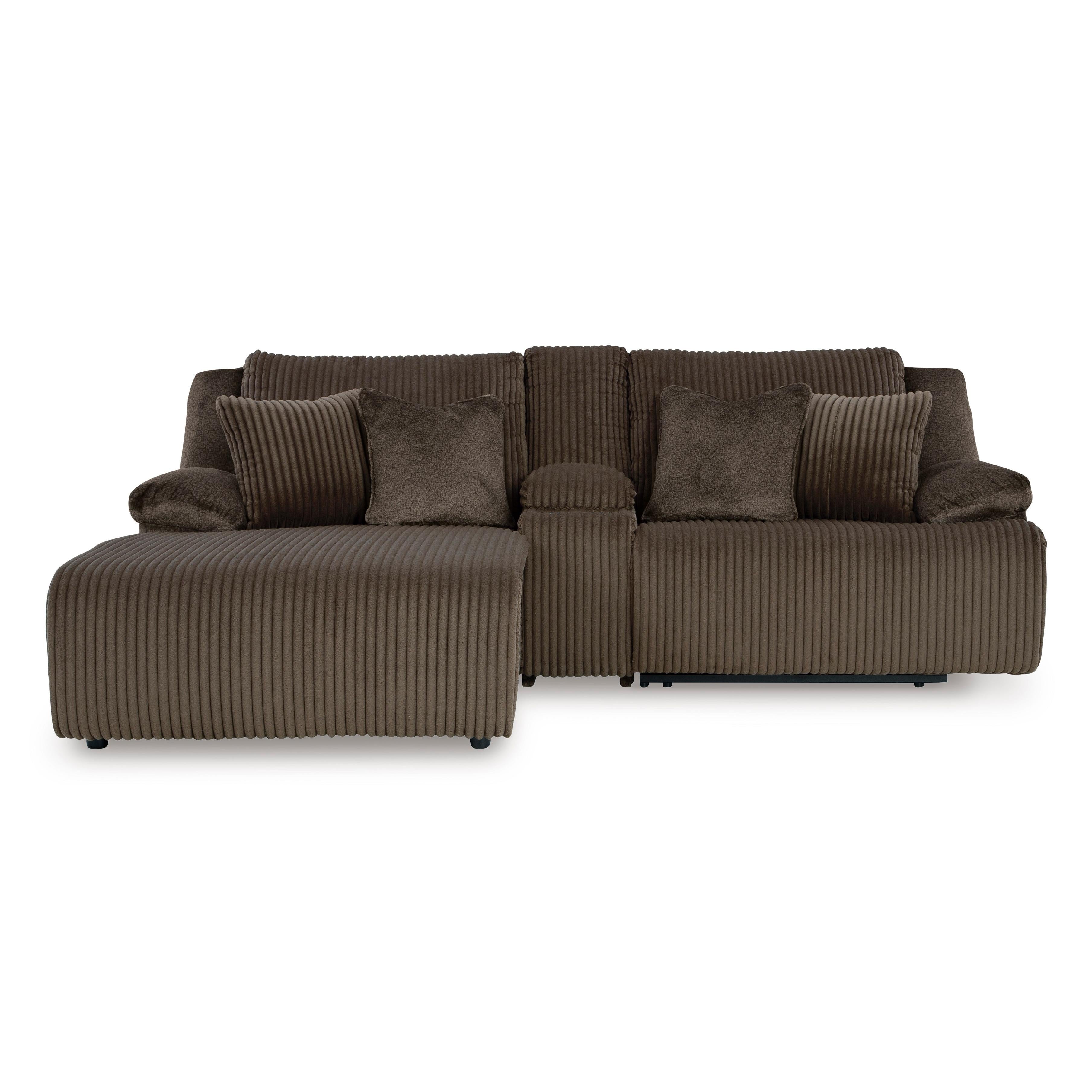 Signature Design by Ashley Top Tier 92705S5 3 pc Reclining Sectional Sofa with Chaise - Image 1
