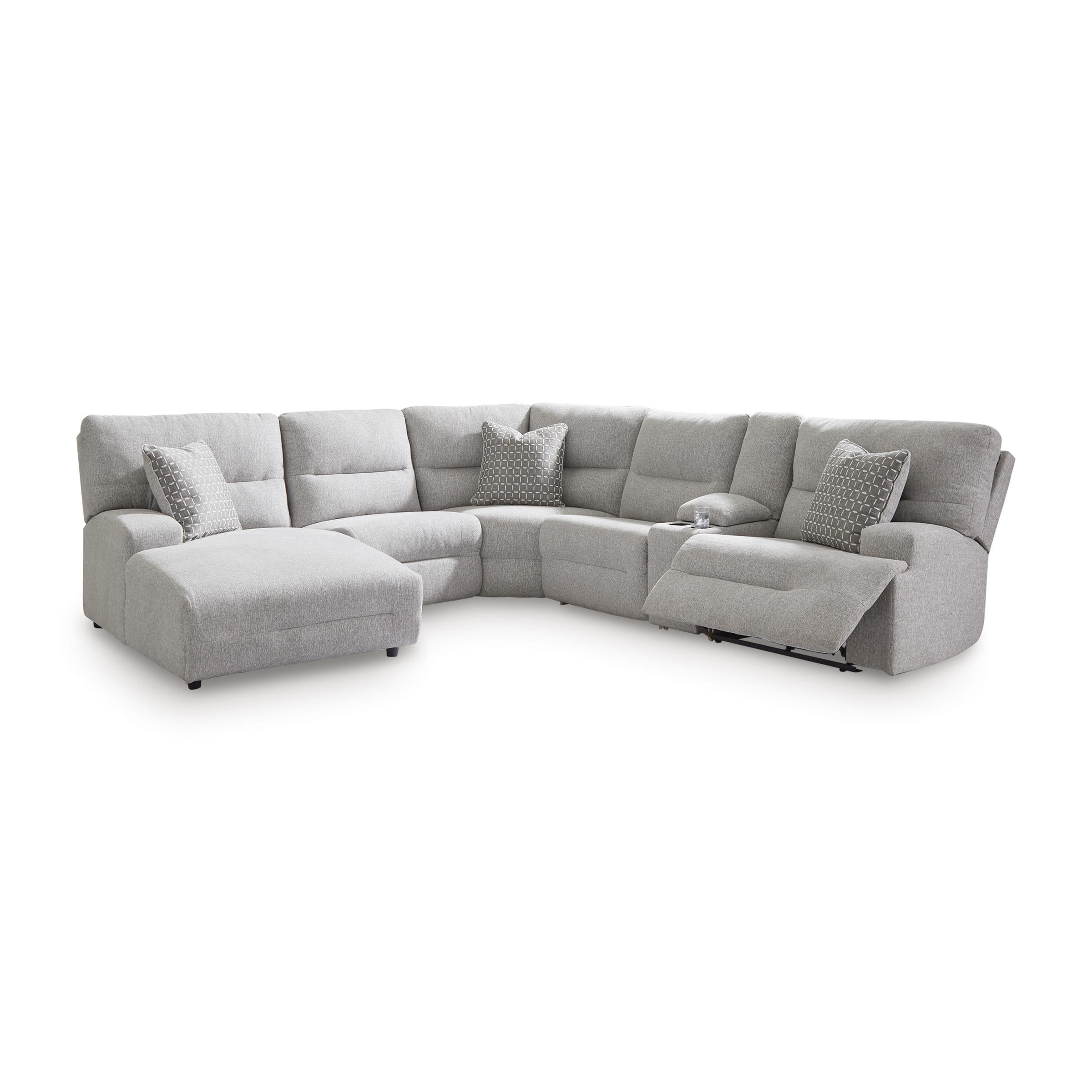 Signature Design by Ashley Acklen Place 93605S2 6 pc Power Reclining Sectional with Chaise - Image 1