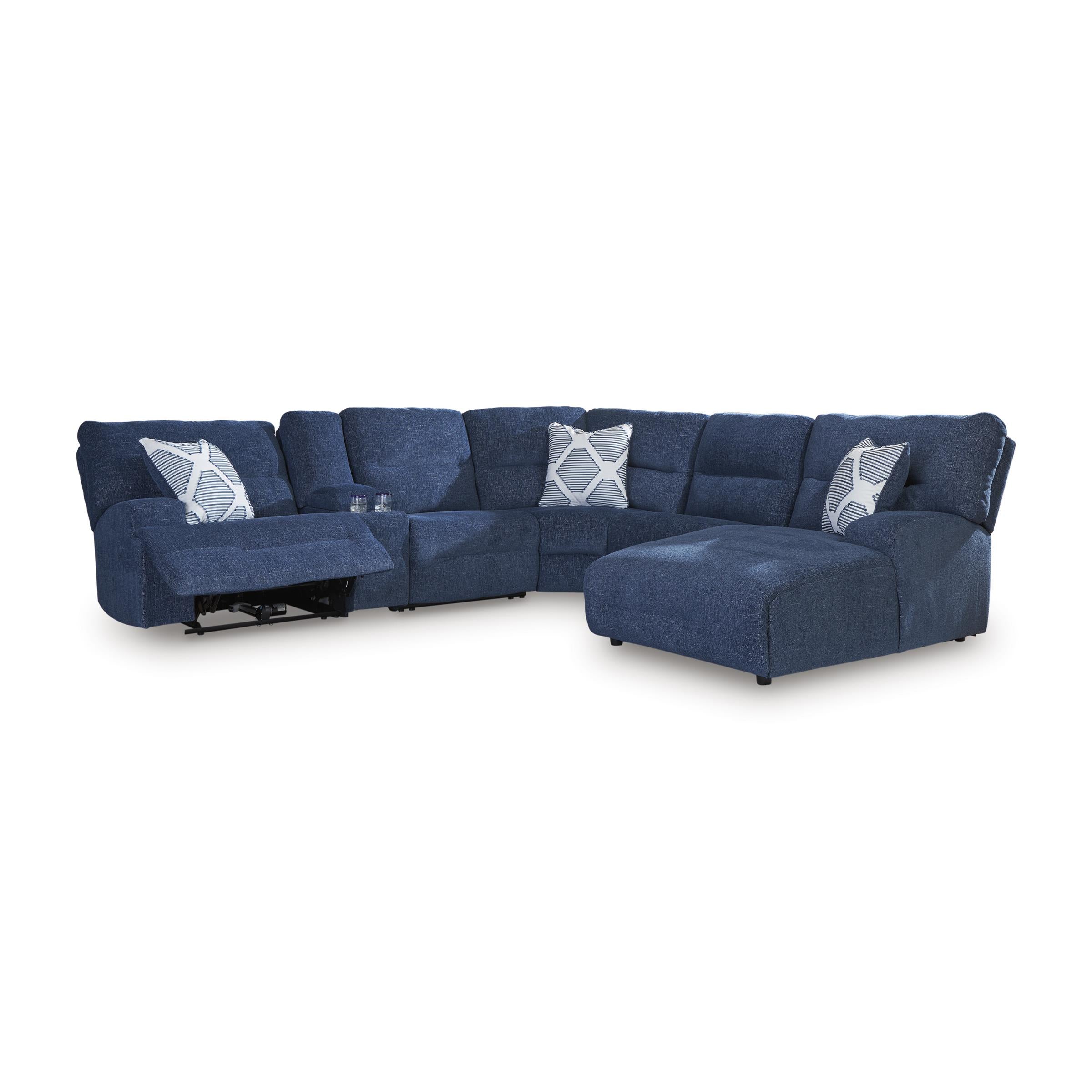 Signature Design by Ashley Acklen Place 93607S1 6 pc Power Reclining Sectional with Chaise - Image 1