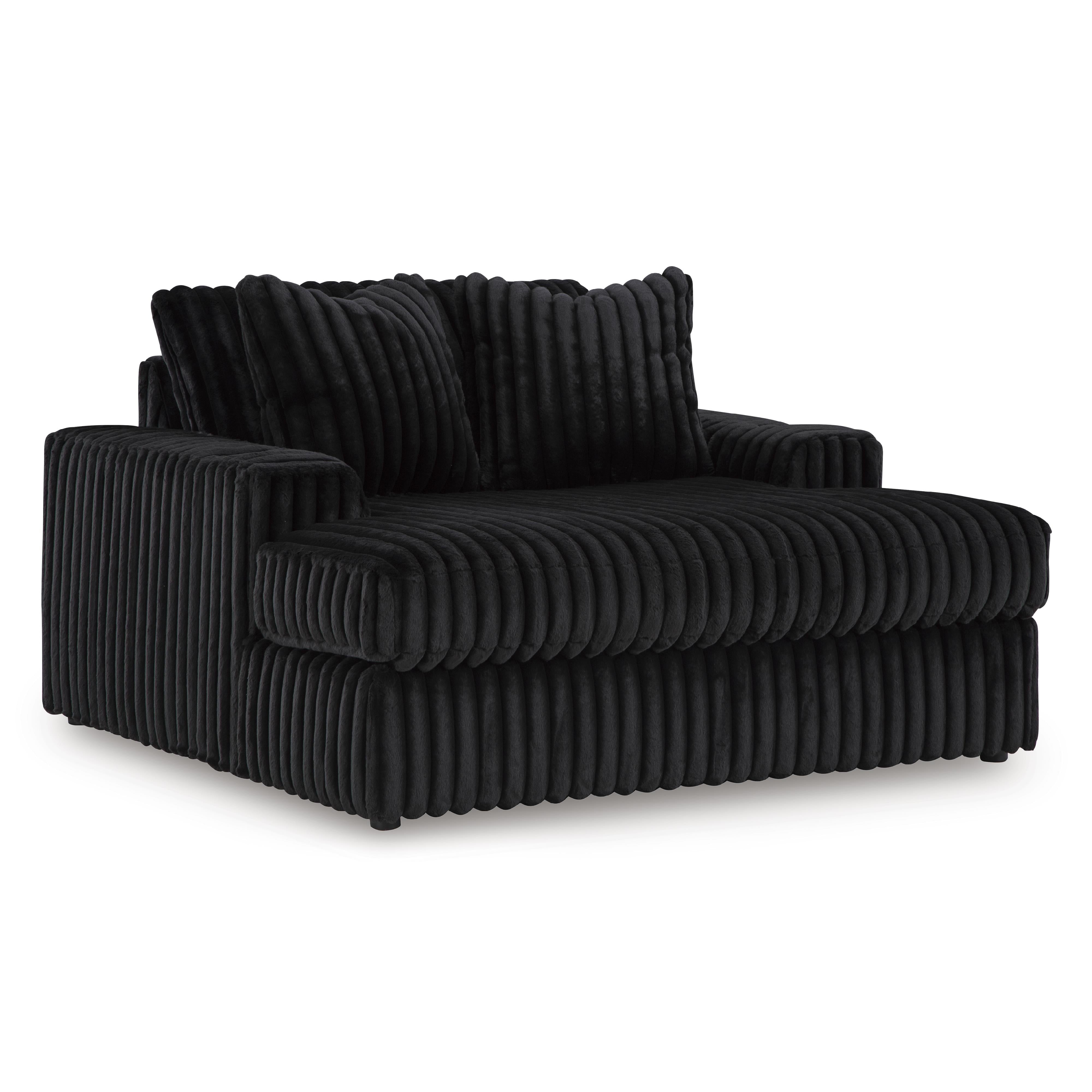 Signature Design by Ashley Midnight-Madness 9810315 Oversized Chaise - Image 1