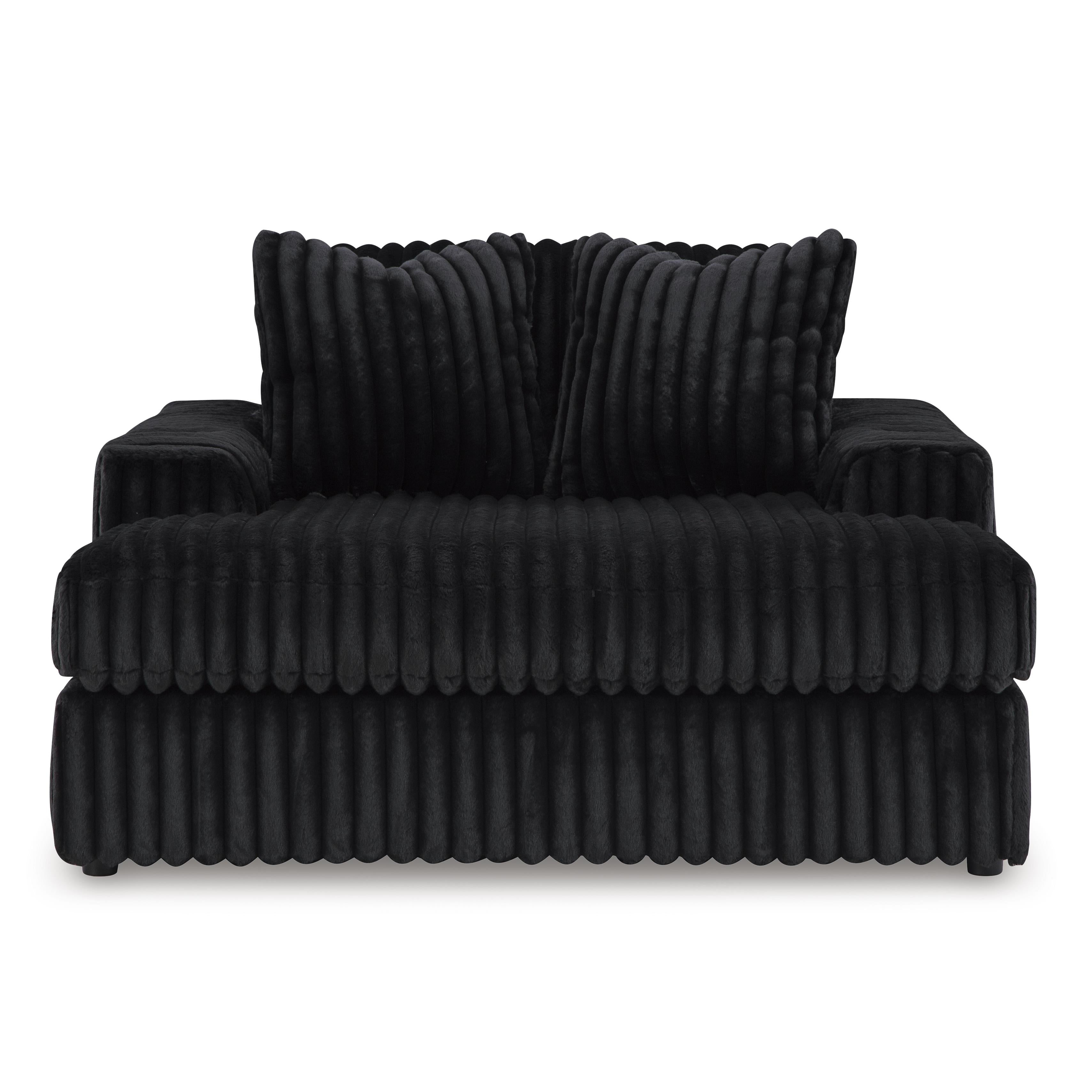 Signature Design by Ashley Midnight-Madness 9810315 Oversized Chaise - Image 2