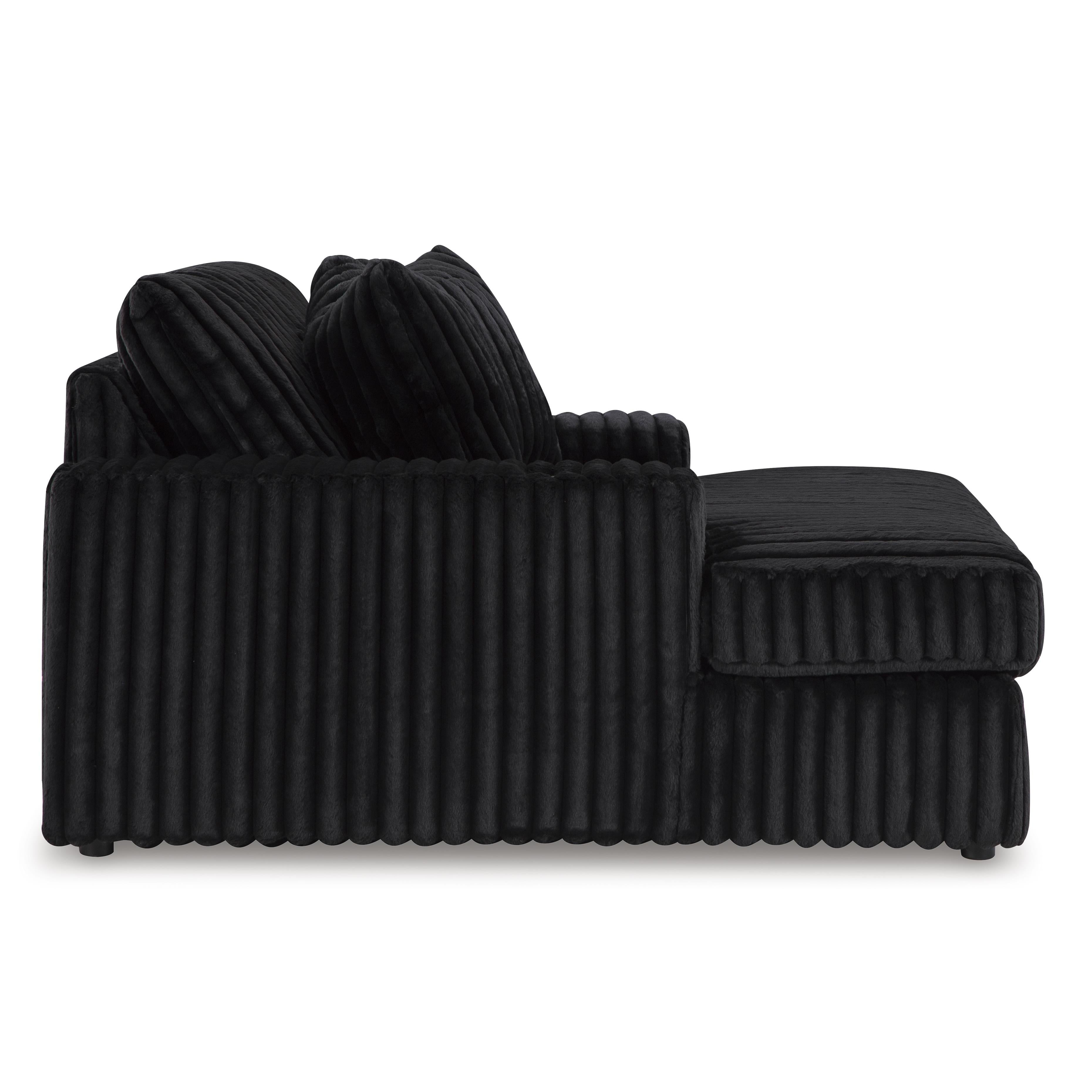 Signature Design by Ashley Midnight-Madness 9810315 Oversized Chaise - Image 3