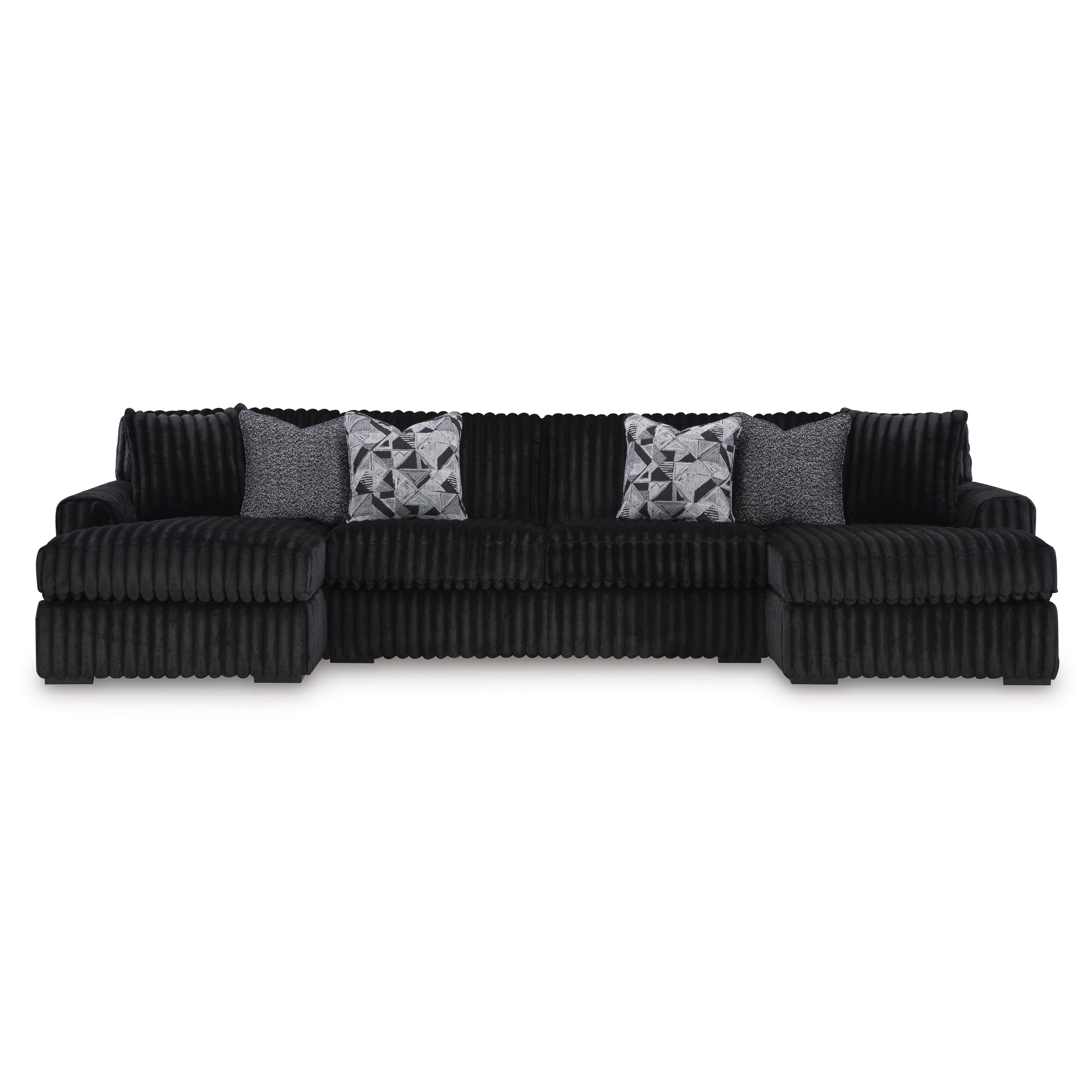 Signature Design by Ashley Midnight-Madness 98103S5 3 pc Sectional with Chaise - Image 1