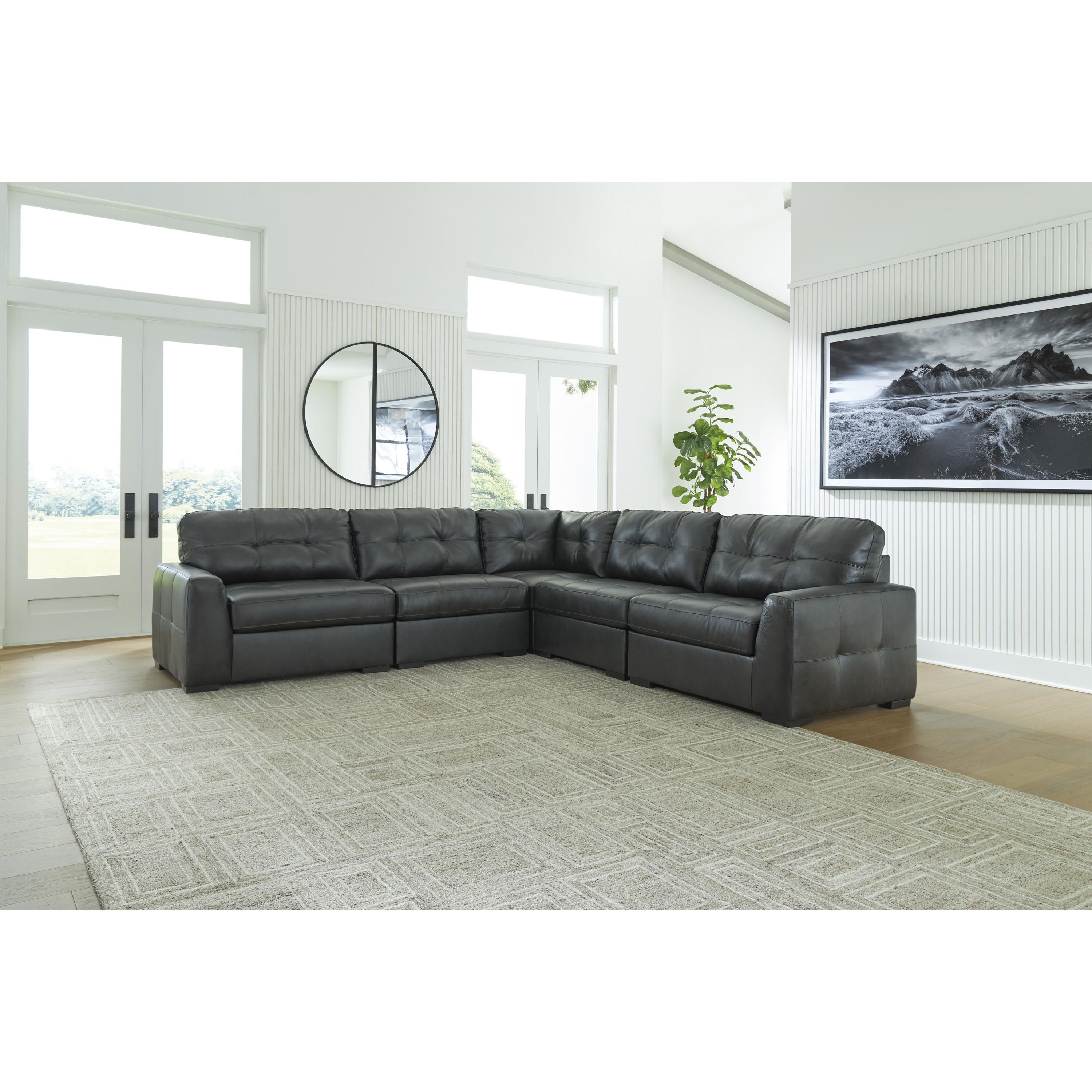 Signature Design by Ashley Brindley Pier 99503S3 5 pc Sectional - Image 2